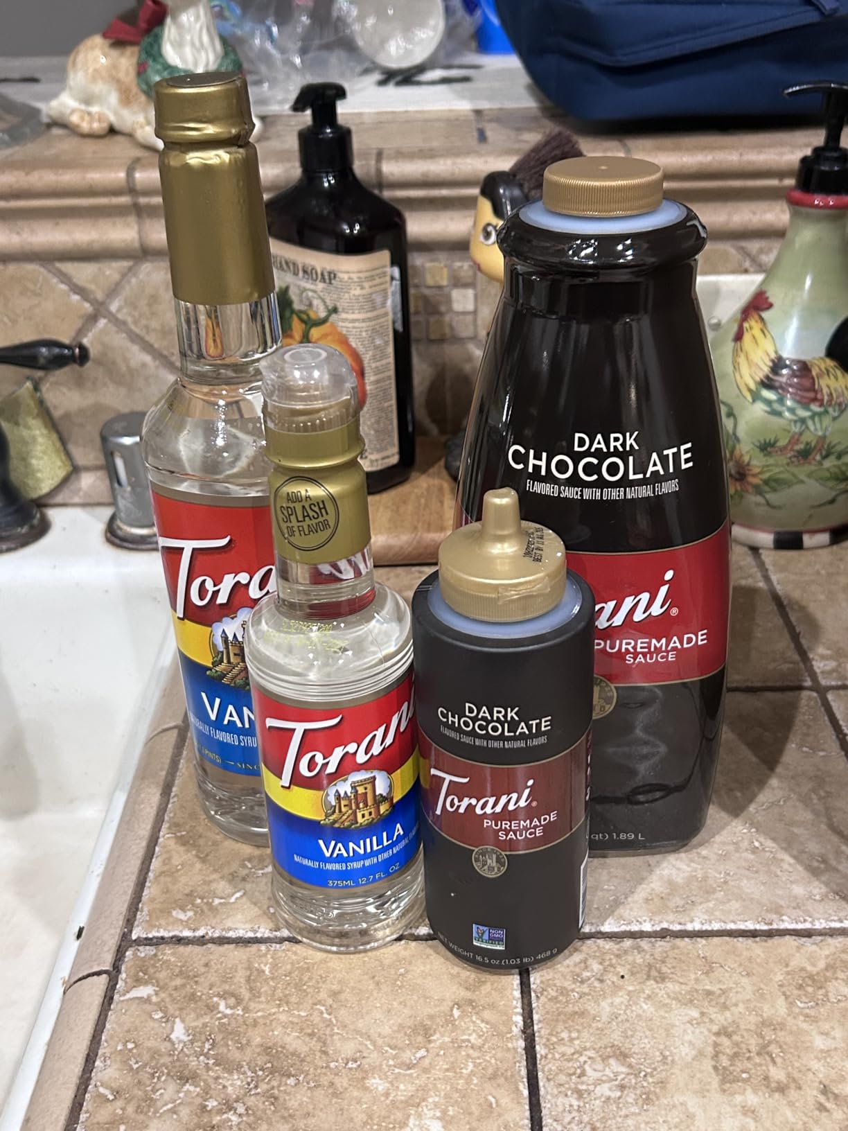 Torani Coffee Syrup, Vanilla Flavored Syrup for Drinks, Pump Included, 25.4 Fl Oz customer photo 1