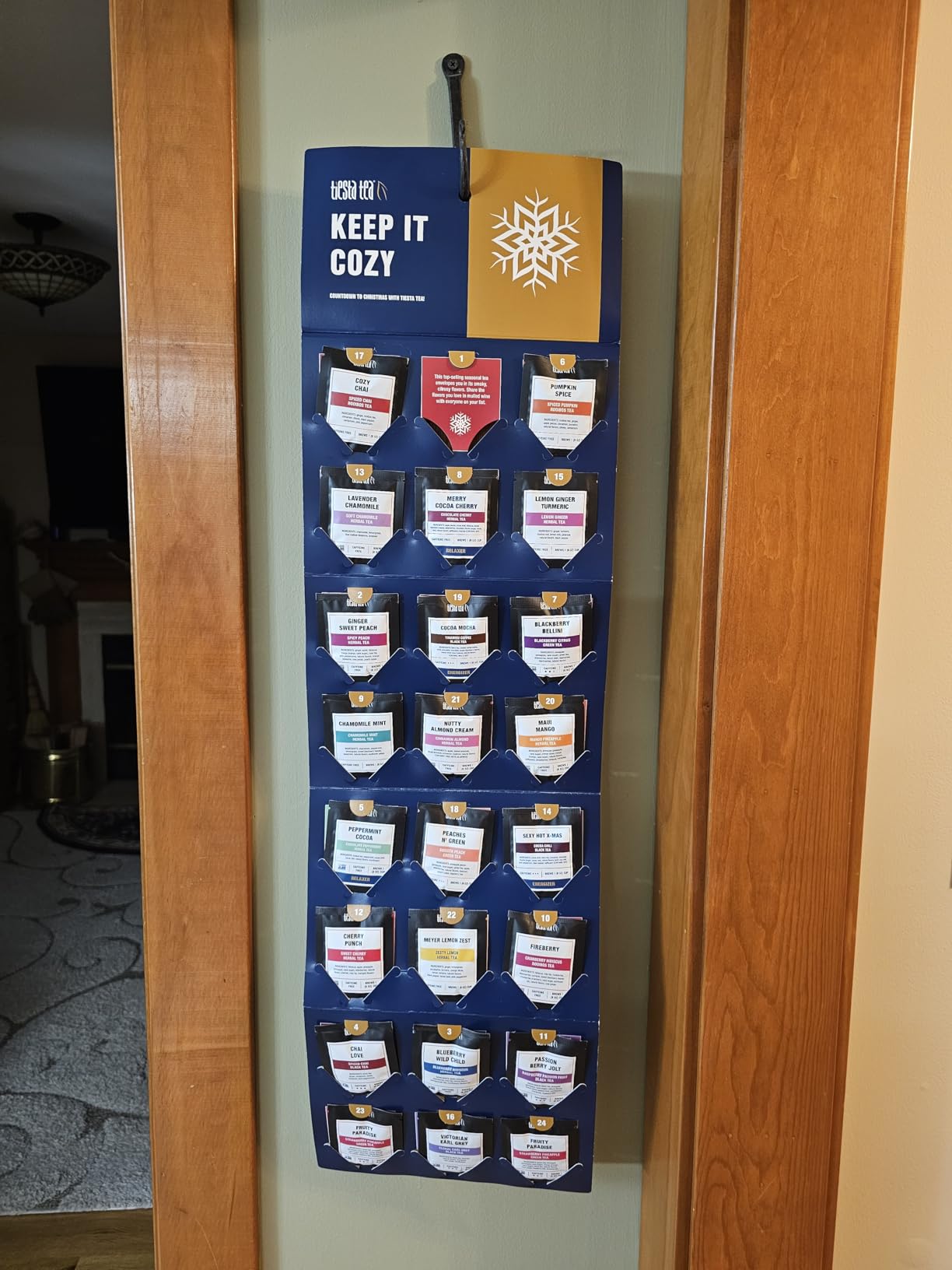 Tiesta Tea 2025 Advent Calendar, 24 Unique Loose Leaf Blends | Limited Edition Holiday Tea Gift Set, Perfect Variety Pack for Tea Enthusiasts customer photo 1