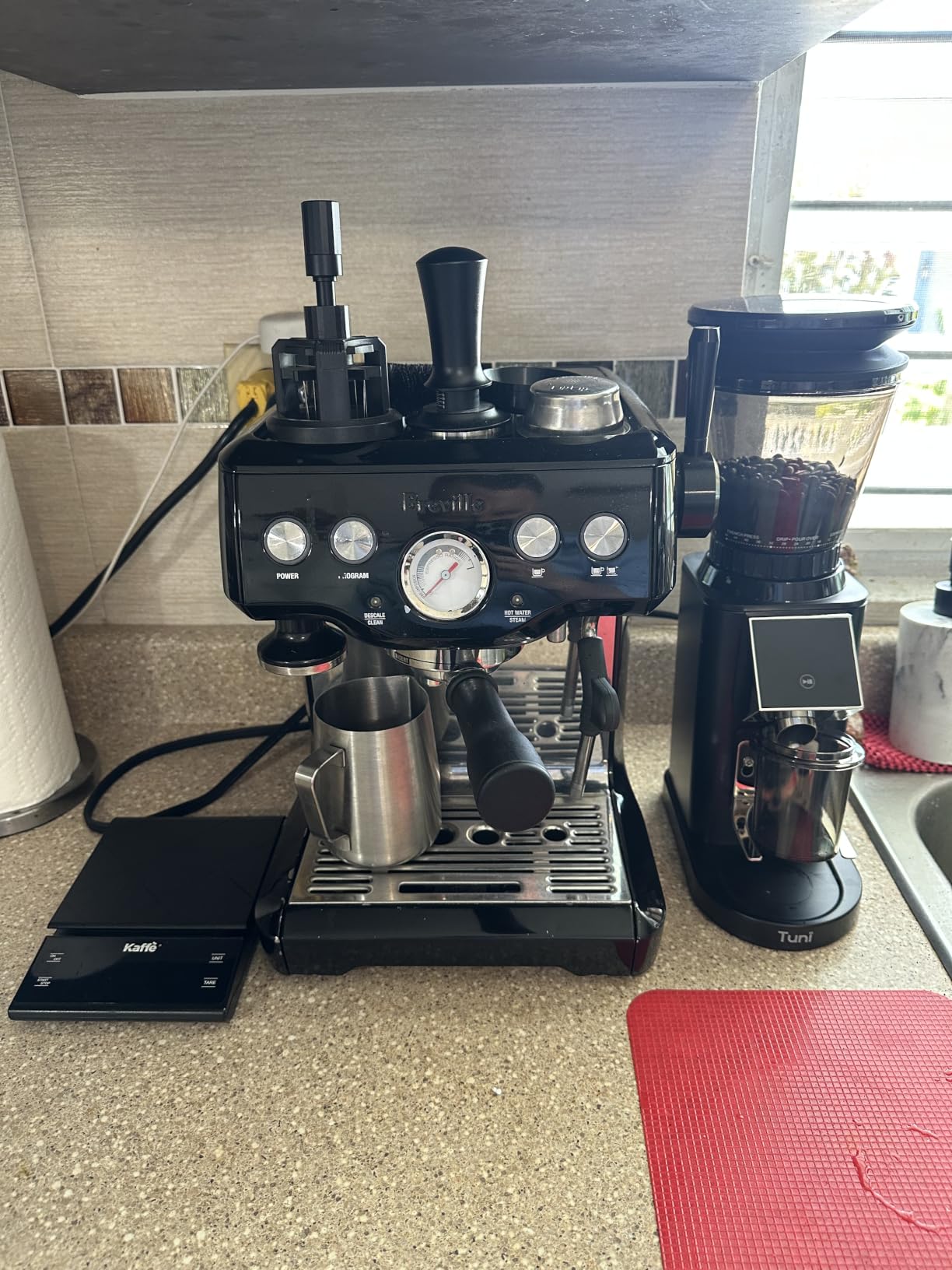 Tuni G1 Conical Burr Coffee Grinder with 48 Grind Settings, Silver customer photo 2