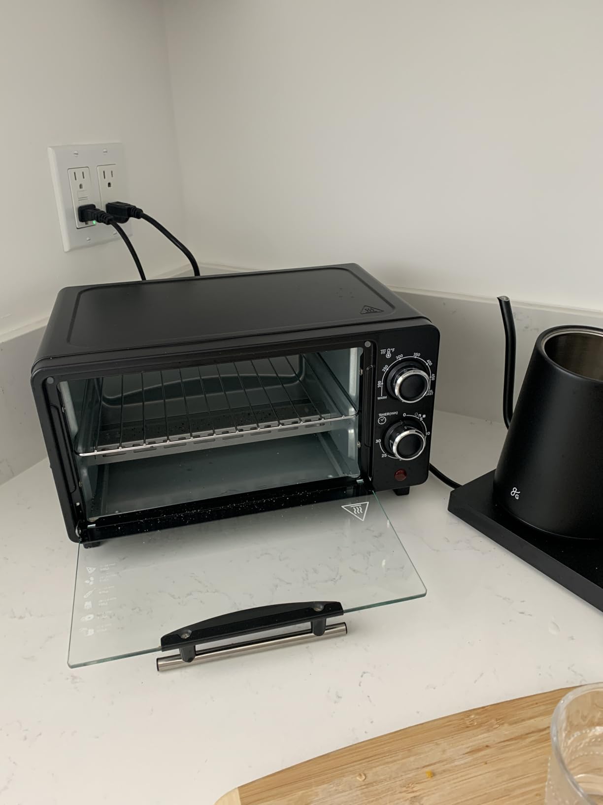 Elite Gourmet ETO490 9L/4-Slice Oven, 30-Min Timer, Adj. Temp, Black customer photo 2