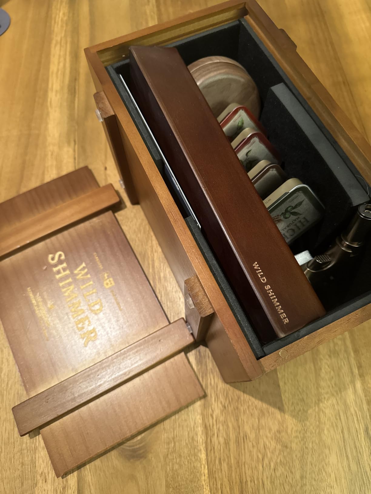 Cocktail Whiskey Smoker Kit with Torch, Wooden Box & Stand | Premium USA Walnut Smoker & 4 Flavors Natural Wood Chips | Old Fashioned Smoker Kit | Bourbon Gifts for Men customer photo 1