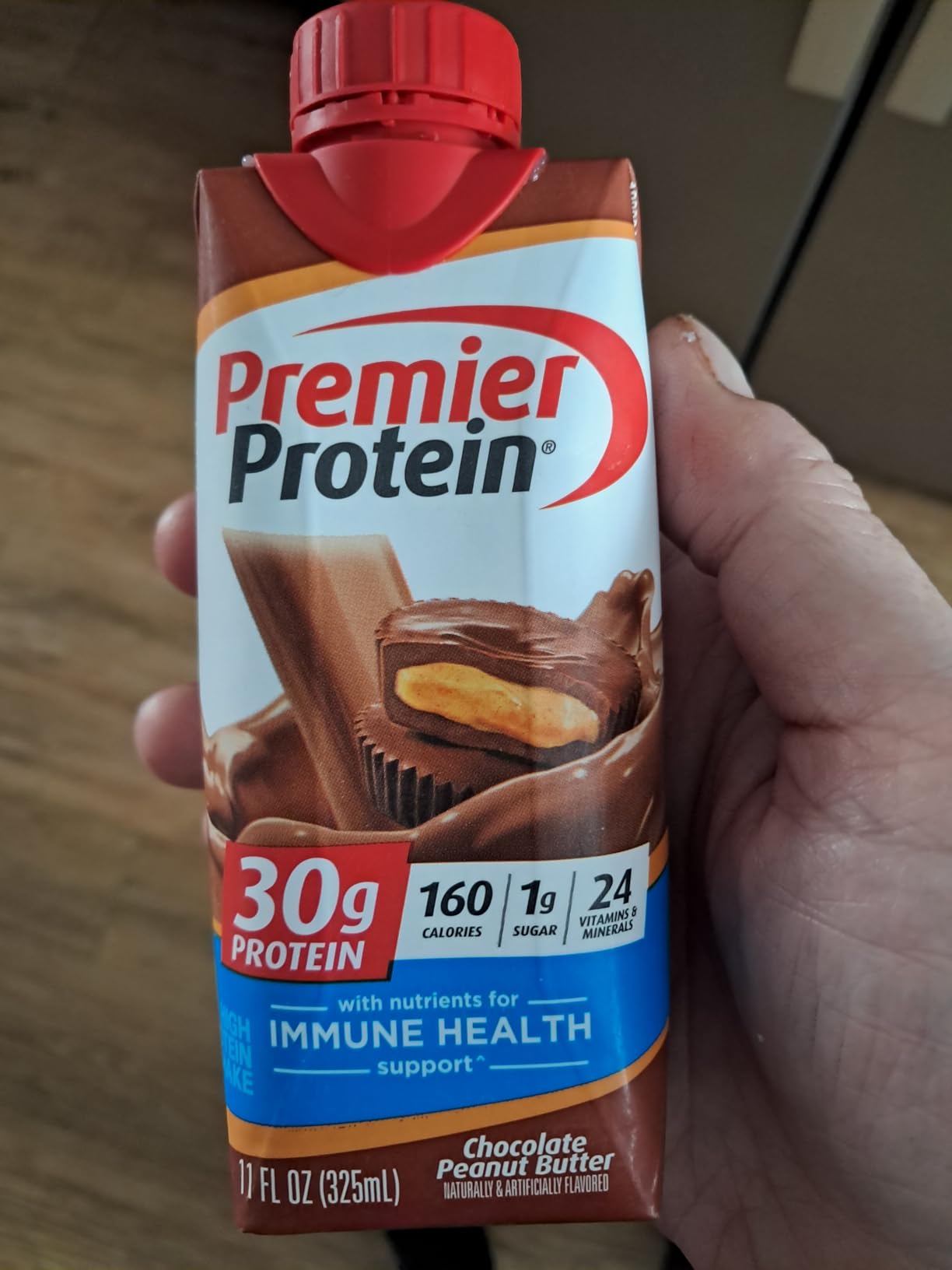 Premier Protein Shake, Liquid, Chocolate Peanut Butter, 30g Protein, Bottle, Gluten Free, 11 fl oz, 12 Pack customer photo 2