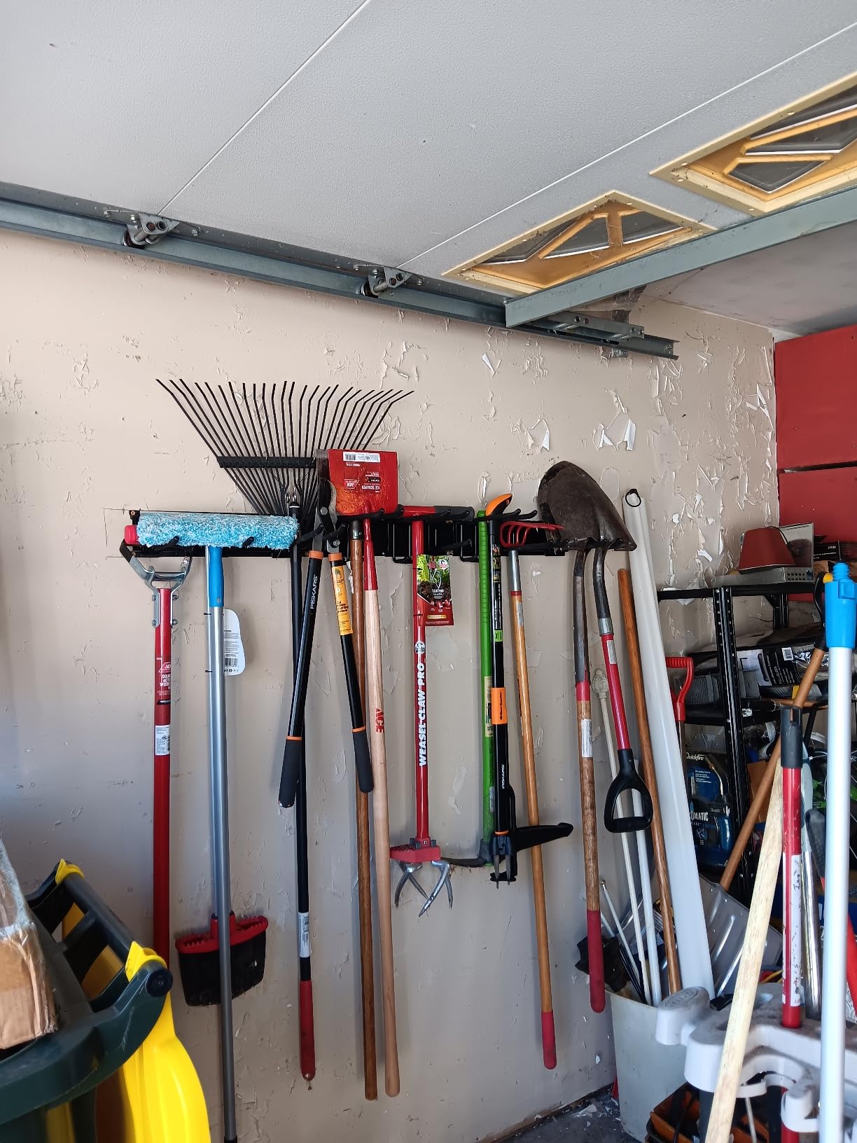klasit Garage Wall Organizer,15Pack Carries 675 lbs,Garden Tool Organizer customer photo 2