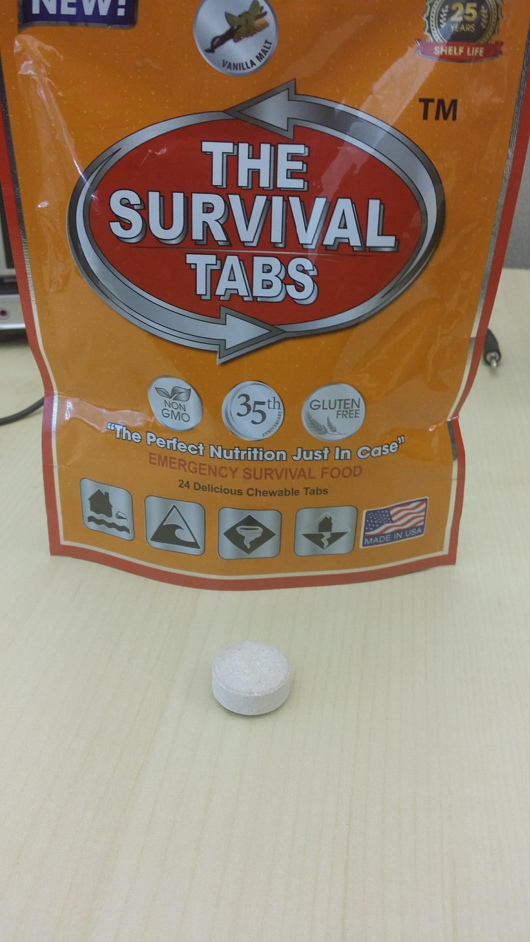 Survival Tabs – Emergency Food Supply – 60-Day Original Tabs, USA, Portable customer photo 1