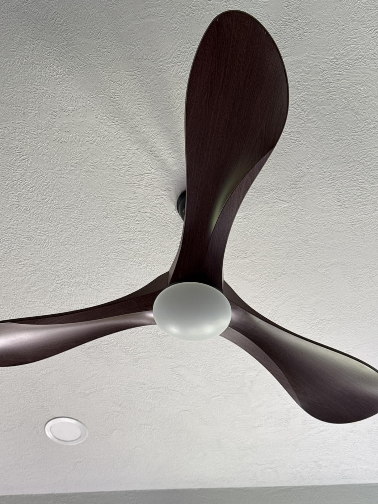 60 in Ceiling Fan of 7400+CFM High Airflow with Light & Mute Remote Control,Outdoor/Indoor Ceiling Fan with 3 Blades Noiseless Reversible DC Motor 6 Speeds with 3 CCT and Timer for Living Room Patios customer photo 1