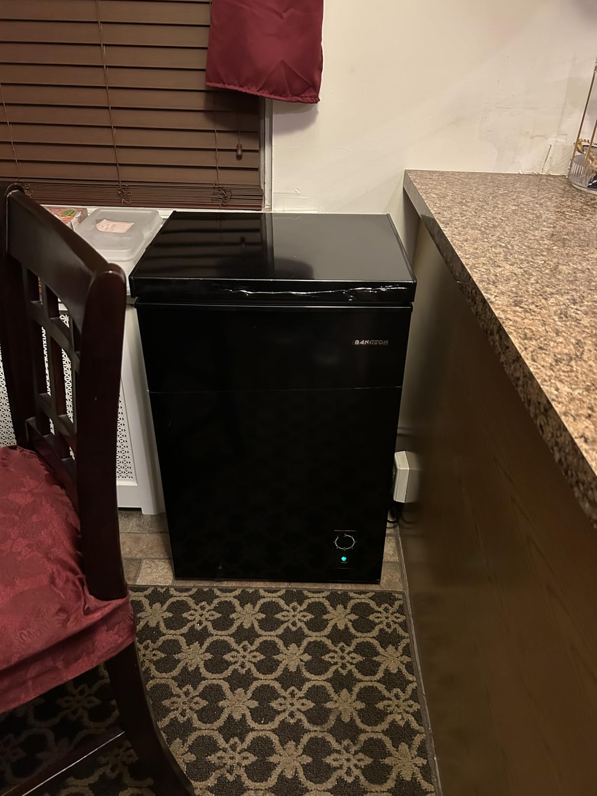 BANGSON 7.1 Cu.Ft Chest Freezer for Apartment, White | Deep Freezer with Adjustable Thermostat, Top Open Door Freezer with Removable Basket, Low Noise for Kitchen, Office customer photo 2