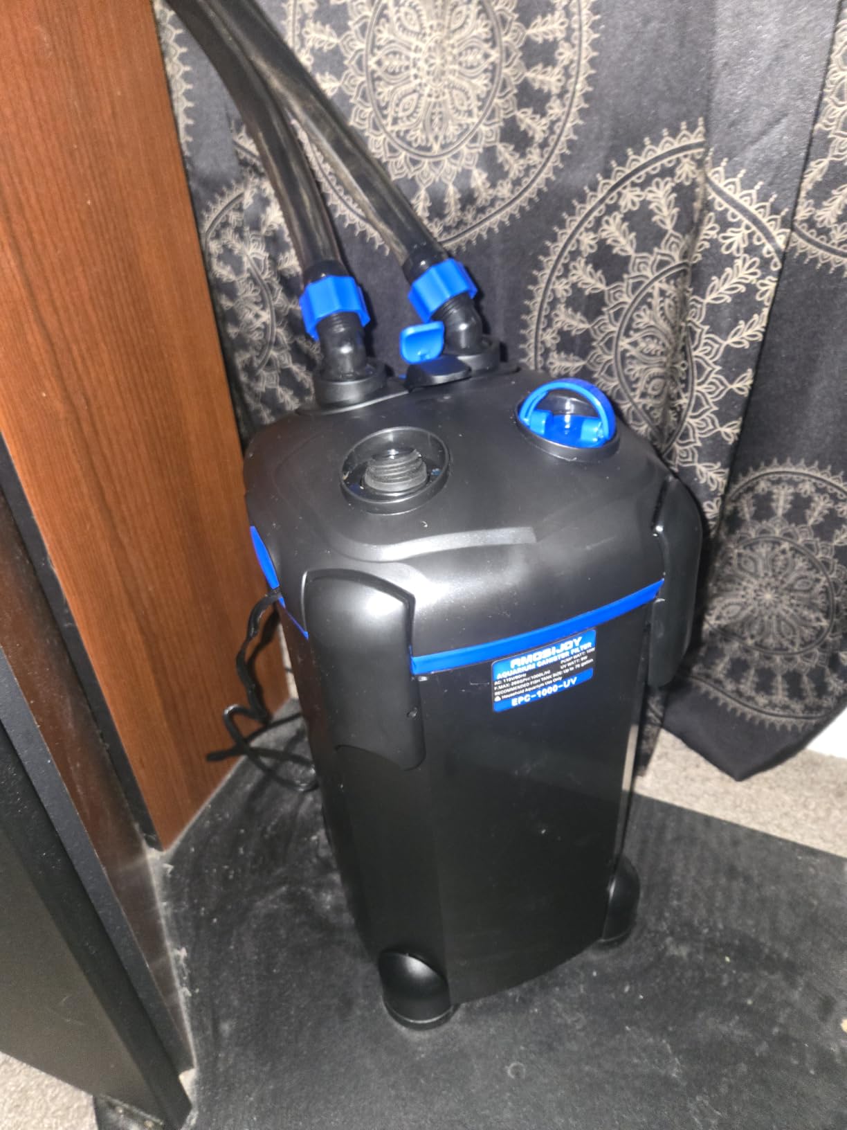 AMOSIJOY Ultra-Quiet Canister Filter for Large Fish Tanks and Aquariums customer photo 1