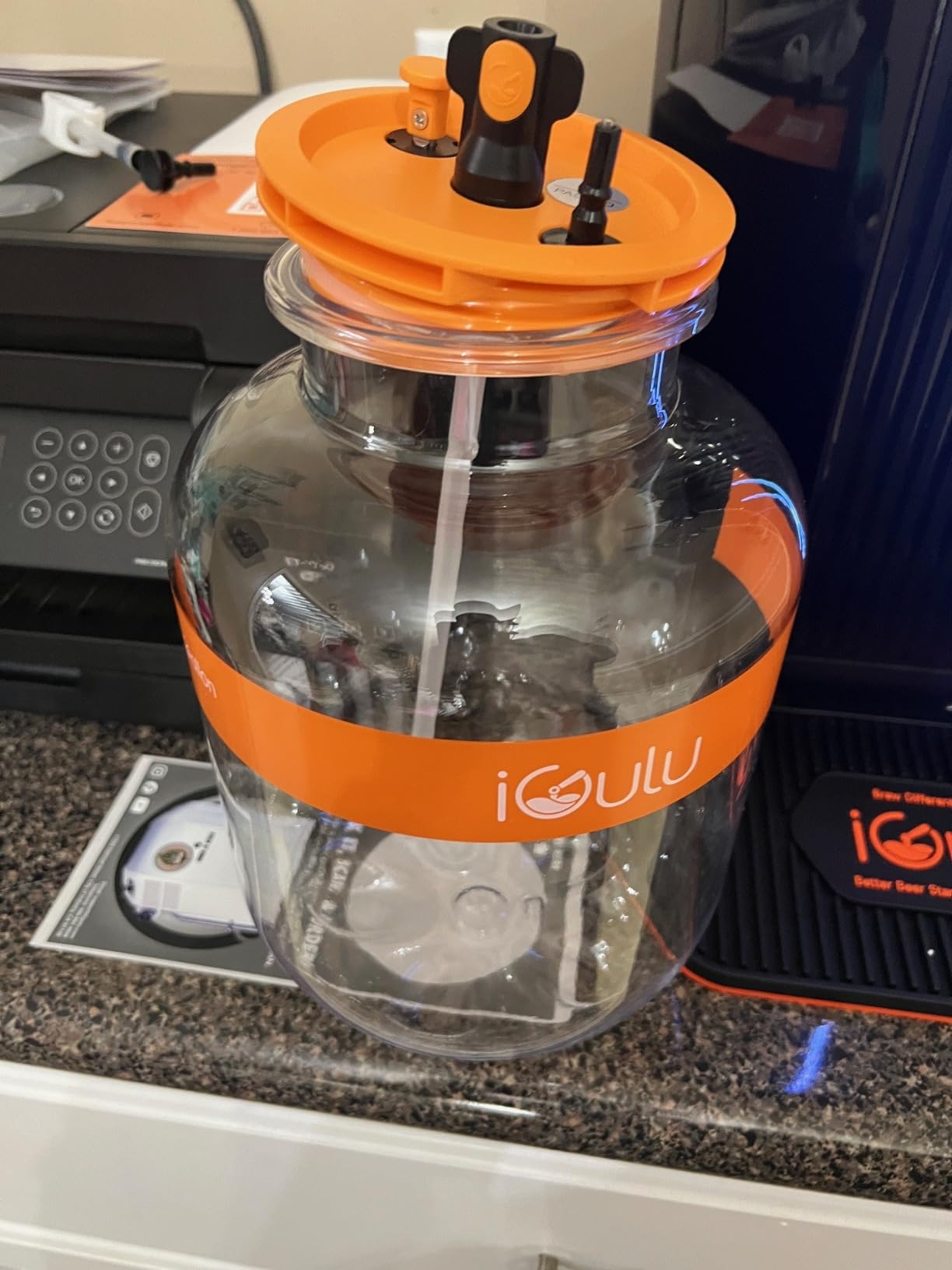iGulu F1 Automated Home Brewer, Fermentech Control™ 3.8L - 35°F-104°F Temp, 24 psi Pressure, Crafts Beer, Kombucha, Cider, Wine, Smart System for Beginners & Experts (Creamy White) customer photo 1
