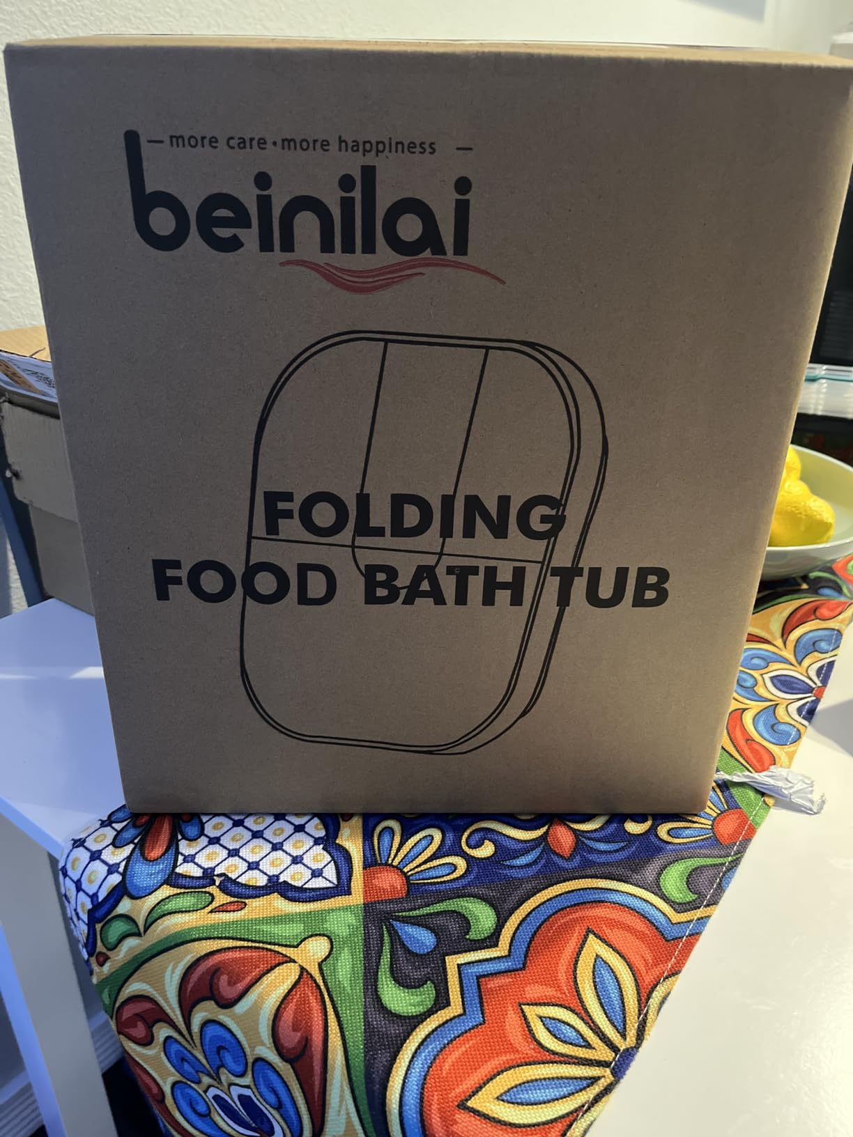 Beinilai Collapsible Foot Spa Bath with Heat,Bubble,Massage Rollers customer photo 2