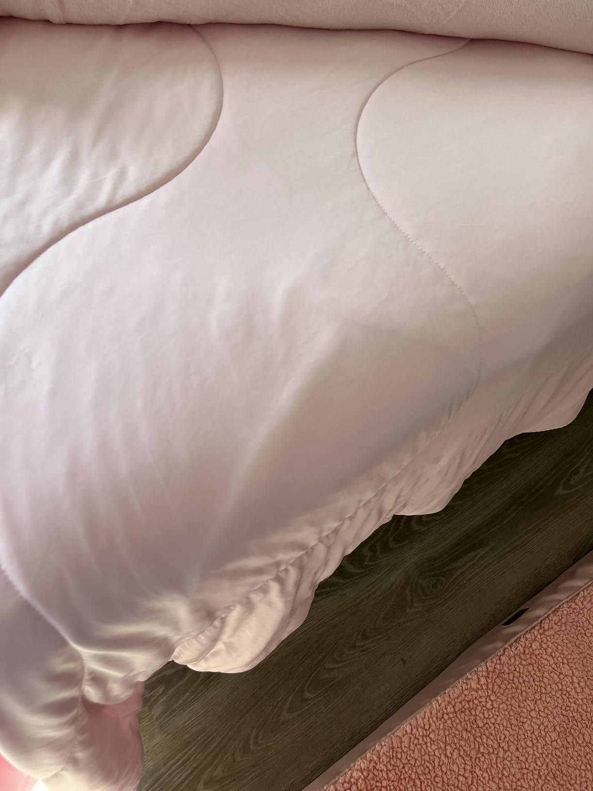 DOWNCOOL Cooling Comforter Queen Size,Grey Cooling Blanket for Hot Sleeper customer photo 1