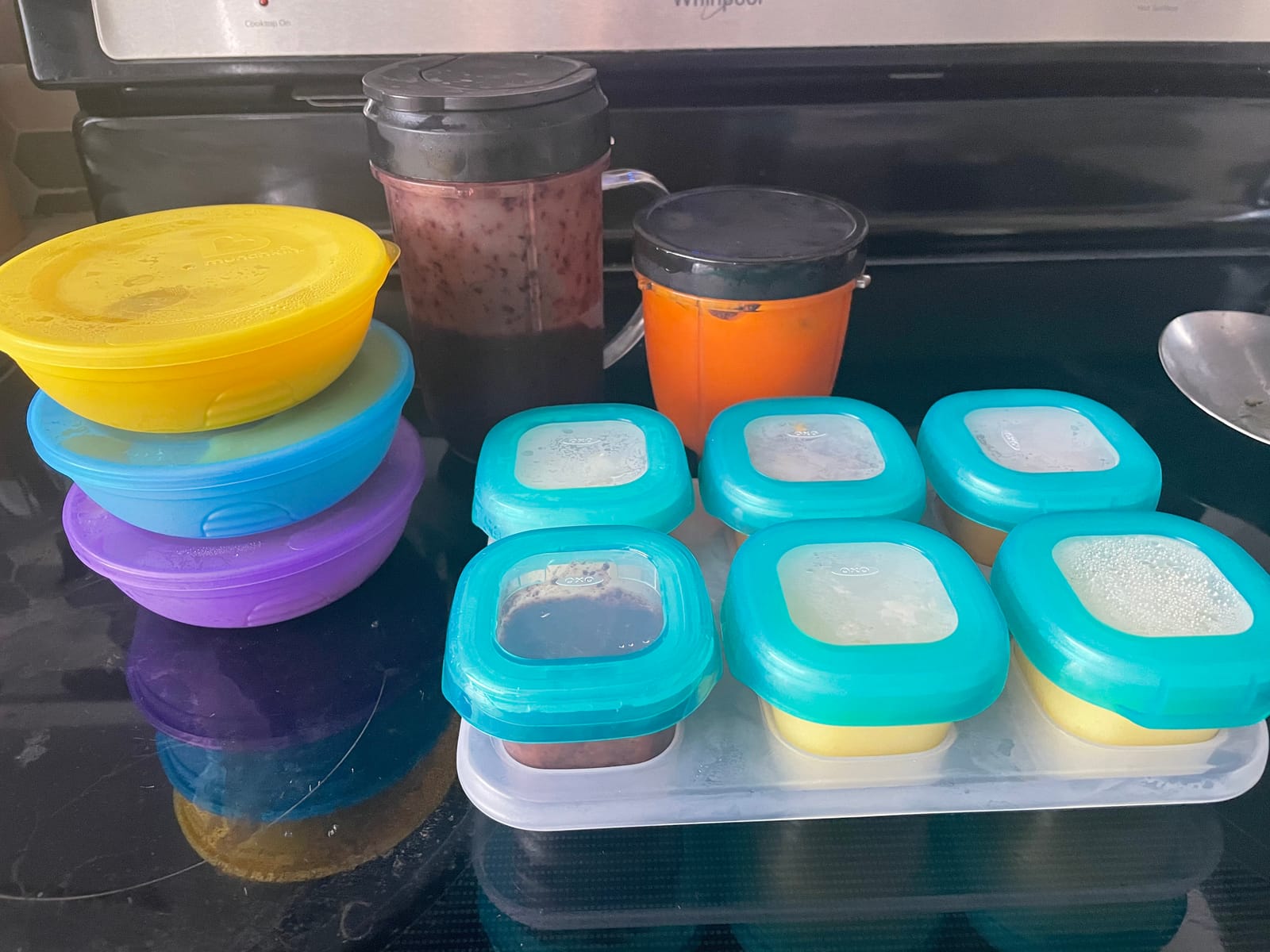 OXO Tot 12-Piece Baby Blocks Food Storage Container Set - Opal customer photo 1