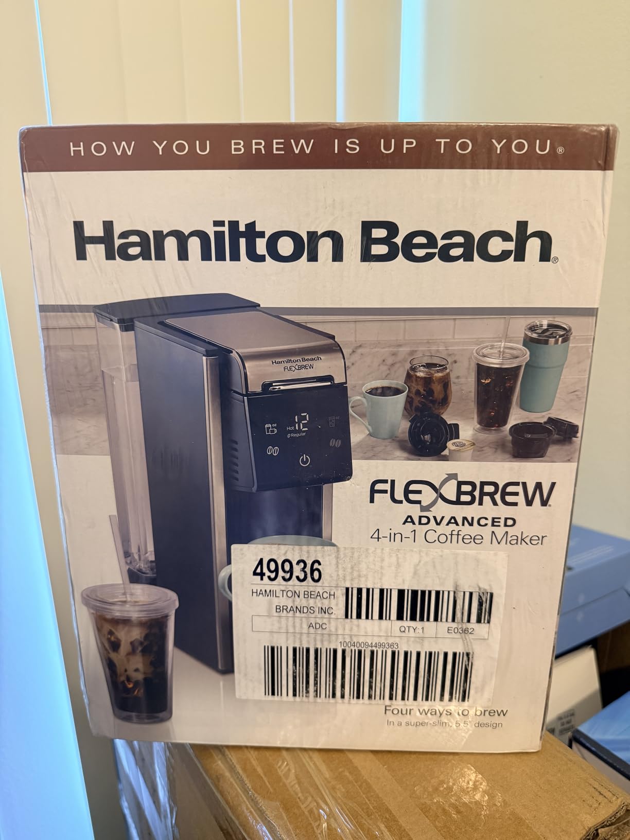 Hamilton Beach FlexBrew Advanced 4-in-1 Single Serve Coffee Maker customer photo 1