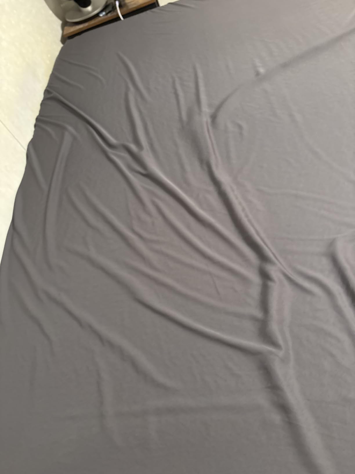 Bambaw Queen Sheet Set – 4pcs 100% Viscose Derived from Bamboo Cooling Sheets Set Queen Size, Cooling Sheet for Night Sweats, Ultra Soft & Breathable, 16'' Deep Pockets (Moonlight Gray) customer photo 1