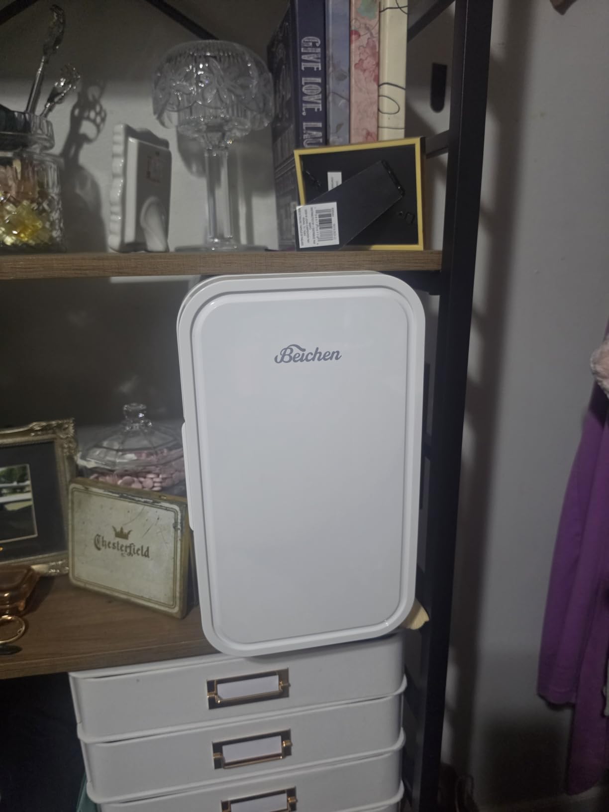 BEICHEN Mini Fridge,6 Liter / 8 Can Small Fridge for Bedroom, Car, Office customer photo 2