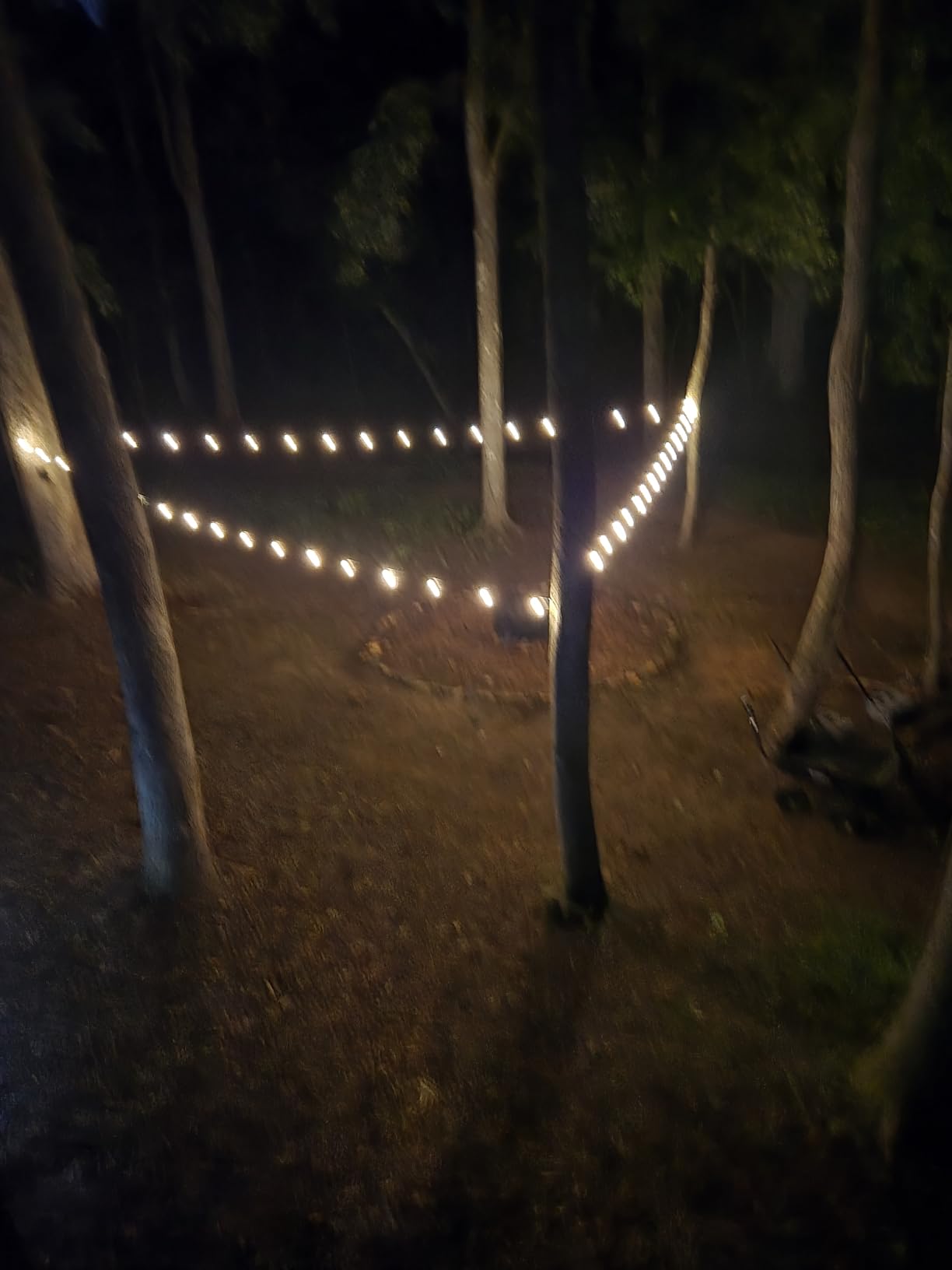 Brightown 108FT 52LED Solar String Lights Outdoor with Remote & USB Port customer photo 1