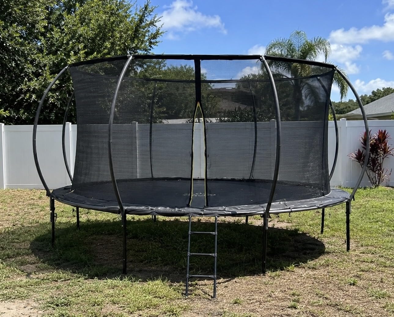 Gigu 10FT 12FT 14FT 15FT 16FT Recreational Trampolines with Enclosure Net and Ladder and Anti-Rust Coating, ASTM Approved Trampoline Outdoor for Kids and Adults customer photo 2