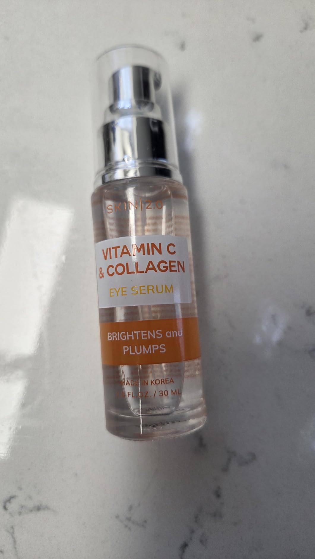 Skin 2.0 Vitamin C & Collagen Under Eye Serum - Dermatologist Tested, Anti Aging Korean Skin Care - Targets Dark Circles, Puffiness & Fine Lines for Smoother, Firmer Eyes - Vegan Clean Beauty, 1 fl oz customer photo 2