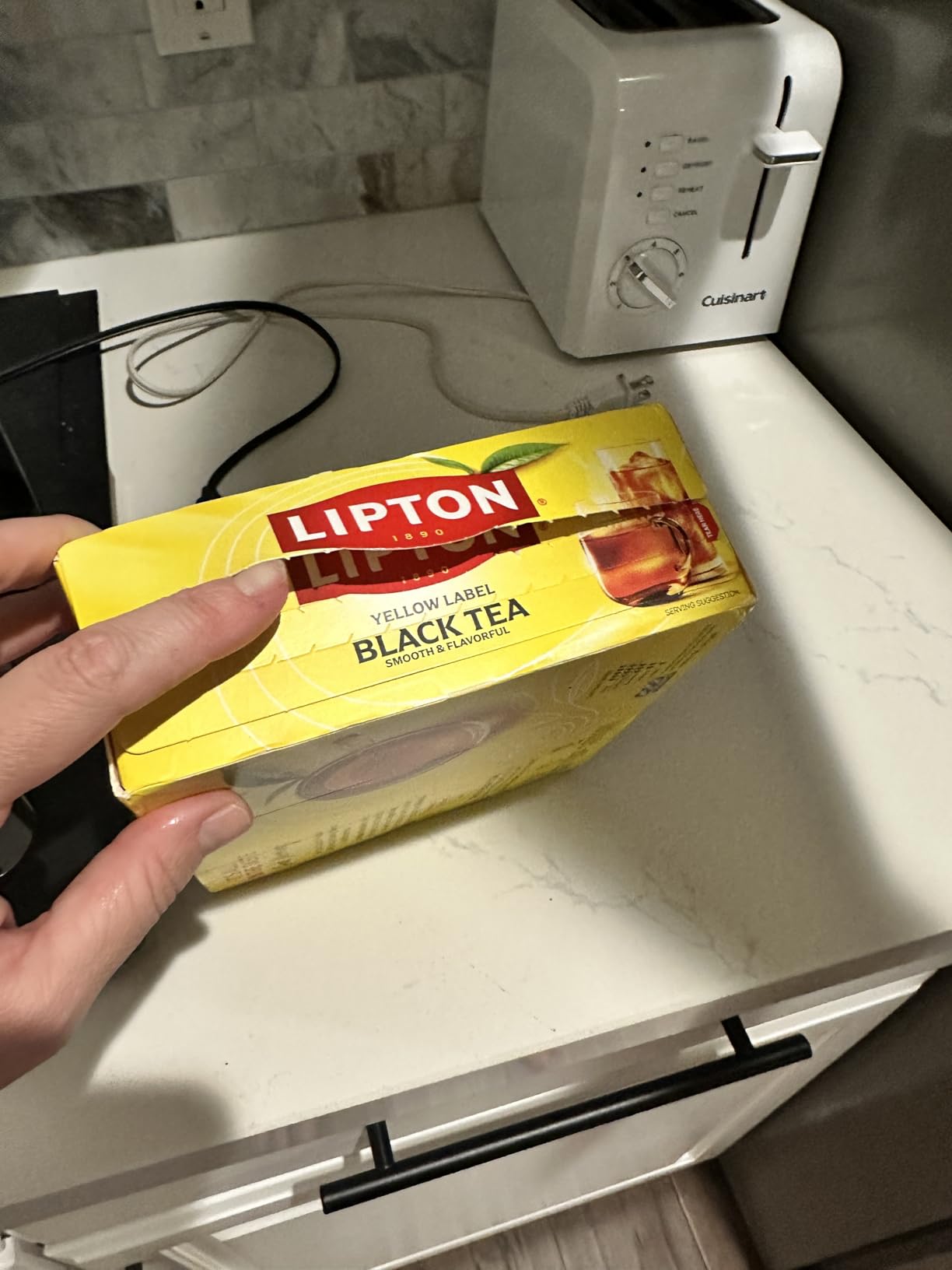 Lipton Black Tea Bags, Hot or Iced High Caffeine Tea, 100 Total Bags customer photo 1