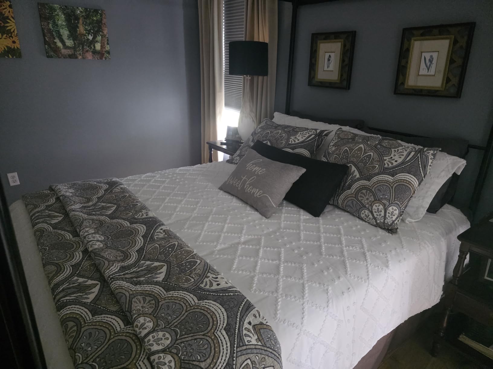 Bedsure Beige Boho Oversized King Duvet Cover, Soft Vintage Embroidery customer photo 2