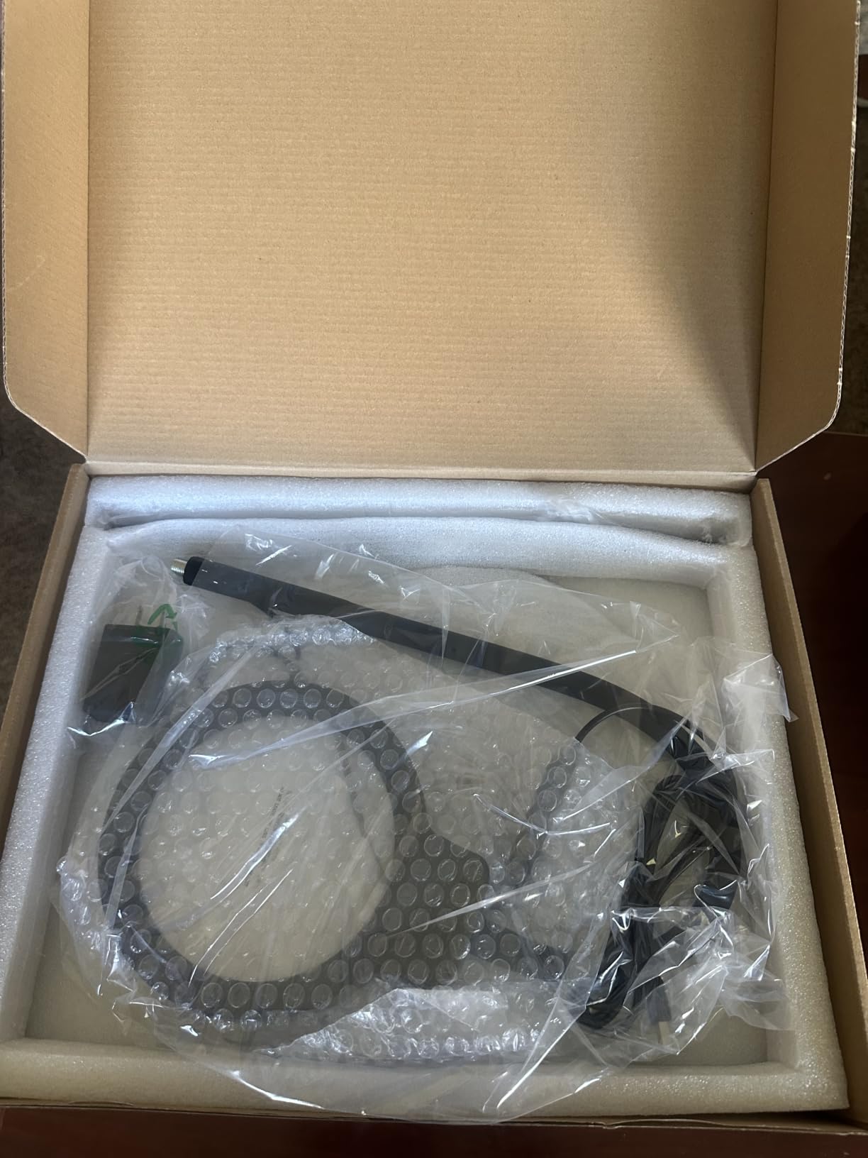 10X/30X Magnifying Glass with Light and Stand, 2-in-1 Magnifying Floor Lamp with 72 Adjustable Brightness LED Lamp Bulbs, Flexible Gooseneck Standing Magnifying Lamp for Close Work, Craft, Reading customer photo 2