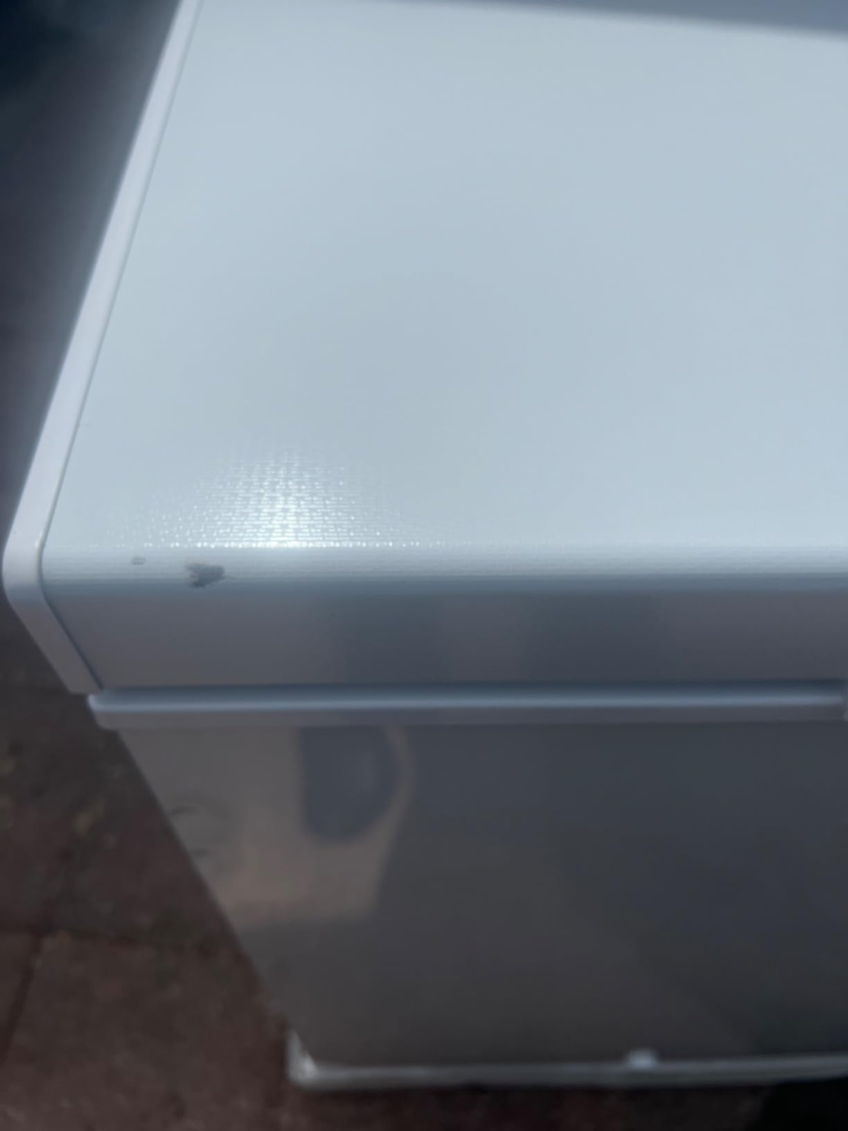 14.1 Cu Ft Chest Freezer with Rollers & Removable Basket, Large Capacity Deep Freezer for Home, Garage, Basement, White customer photo 2