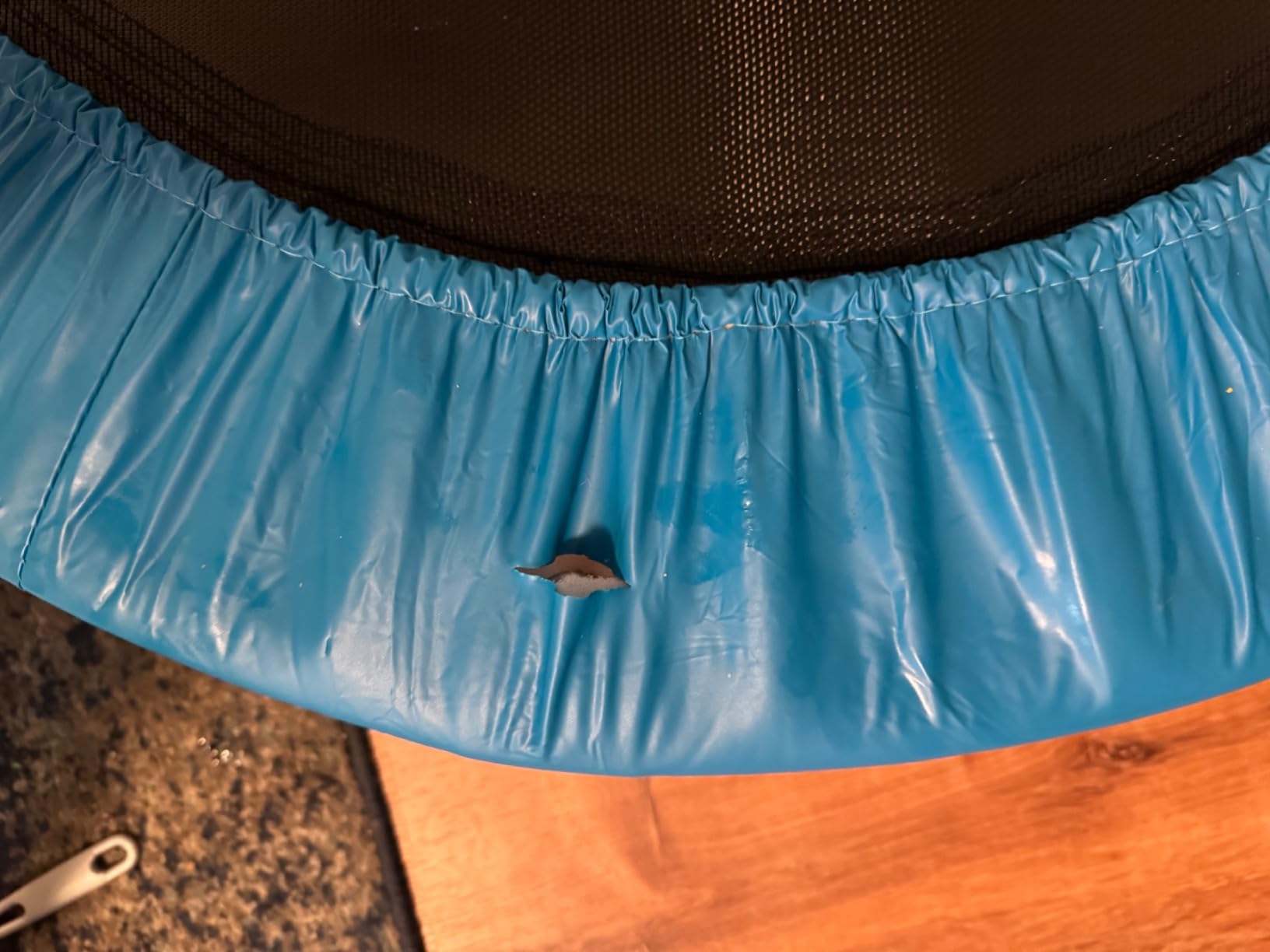Ativafit 36inch Elastic Band Big Handle Toddler Trampoline for Kids Ages 2-6 Indoor Outdoor Mini Trampoline with Safety Padded Cover Fun for Kids customer photo 2