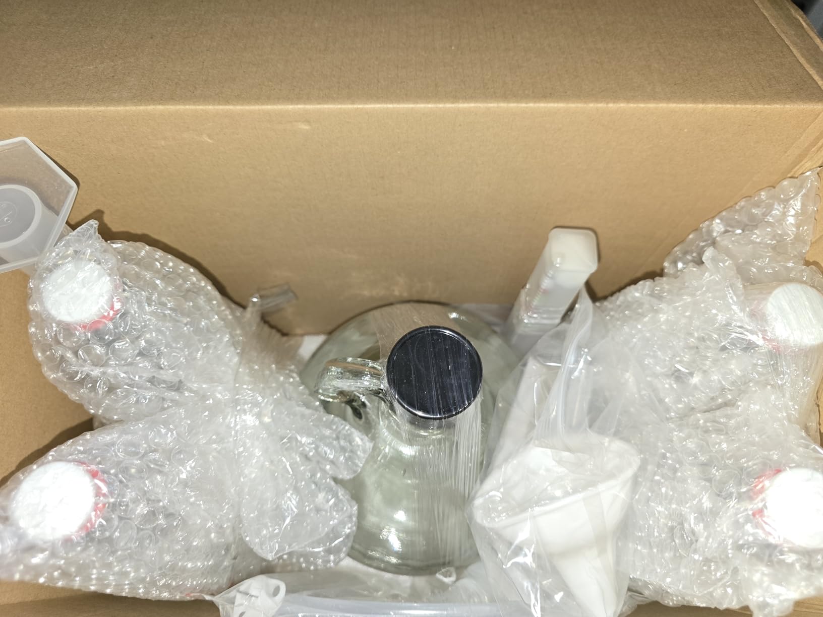 Mead Making Kit for Beginners - Complete Home Brewing Starter Set with Reusable Supplies, 1 Gallon Glass Honey Wine Fermentation Jar with 4 Pcs Bottles Yeast & Nutrients Hydrometer Operation Guide customer photo 2