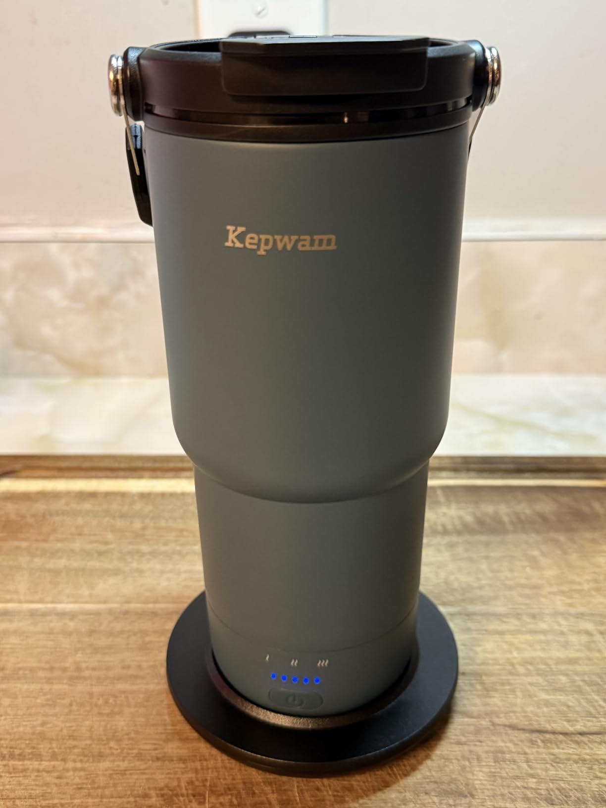 Kepwam Self-Heating Travel Mug T3,20oz Large Capacity Leak-Proof Heated Mug customer photo 2