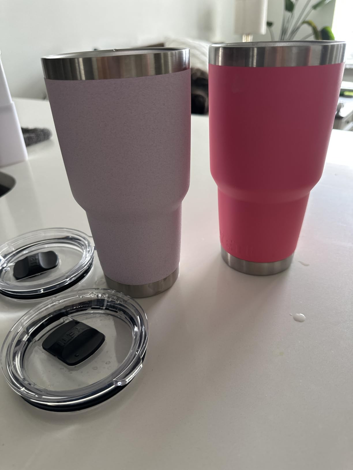 YETI Rambler 30 oz Tumbler, Stainless Steel, Vacuum Insulated with MagSlider Lid, Cherry Blossom customer photo 1