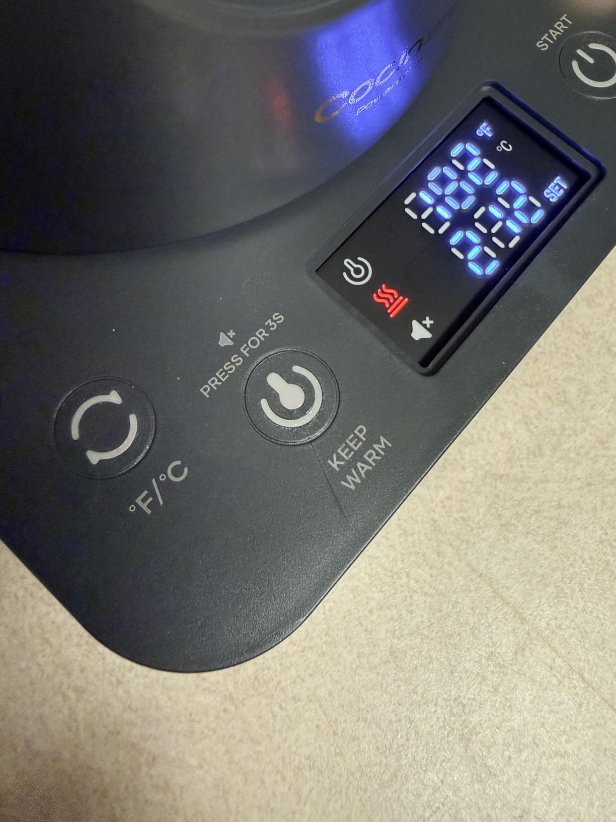 INTASTING Electric Tea Kettle with Infuser, ±1℉ Temperature Control, 1L customer photo 1
