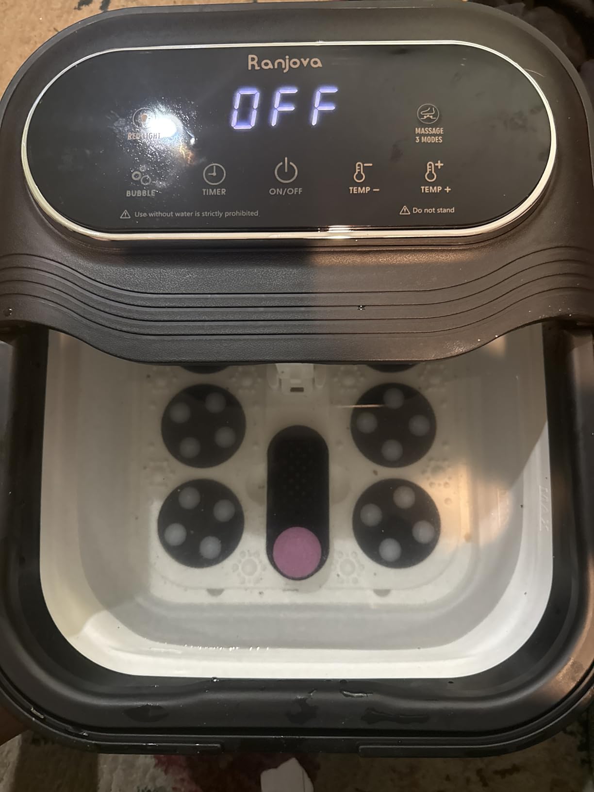 Foot Spa Electric Rotary Massage, Tea Tree Oil Foot Soak with Epsom Salt customer photo 2
