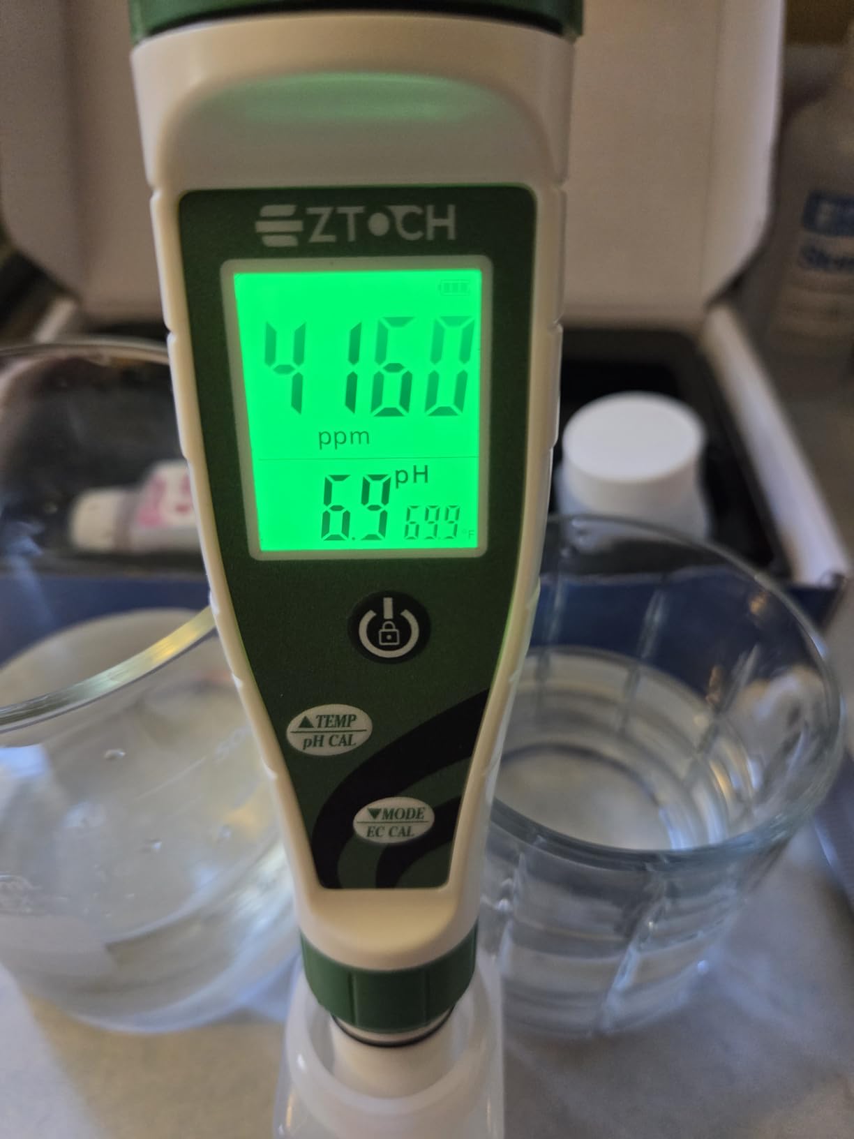 Hydroponic pH EC Meter, Water pH TDS PPM Meter customer photo 1
