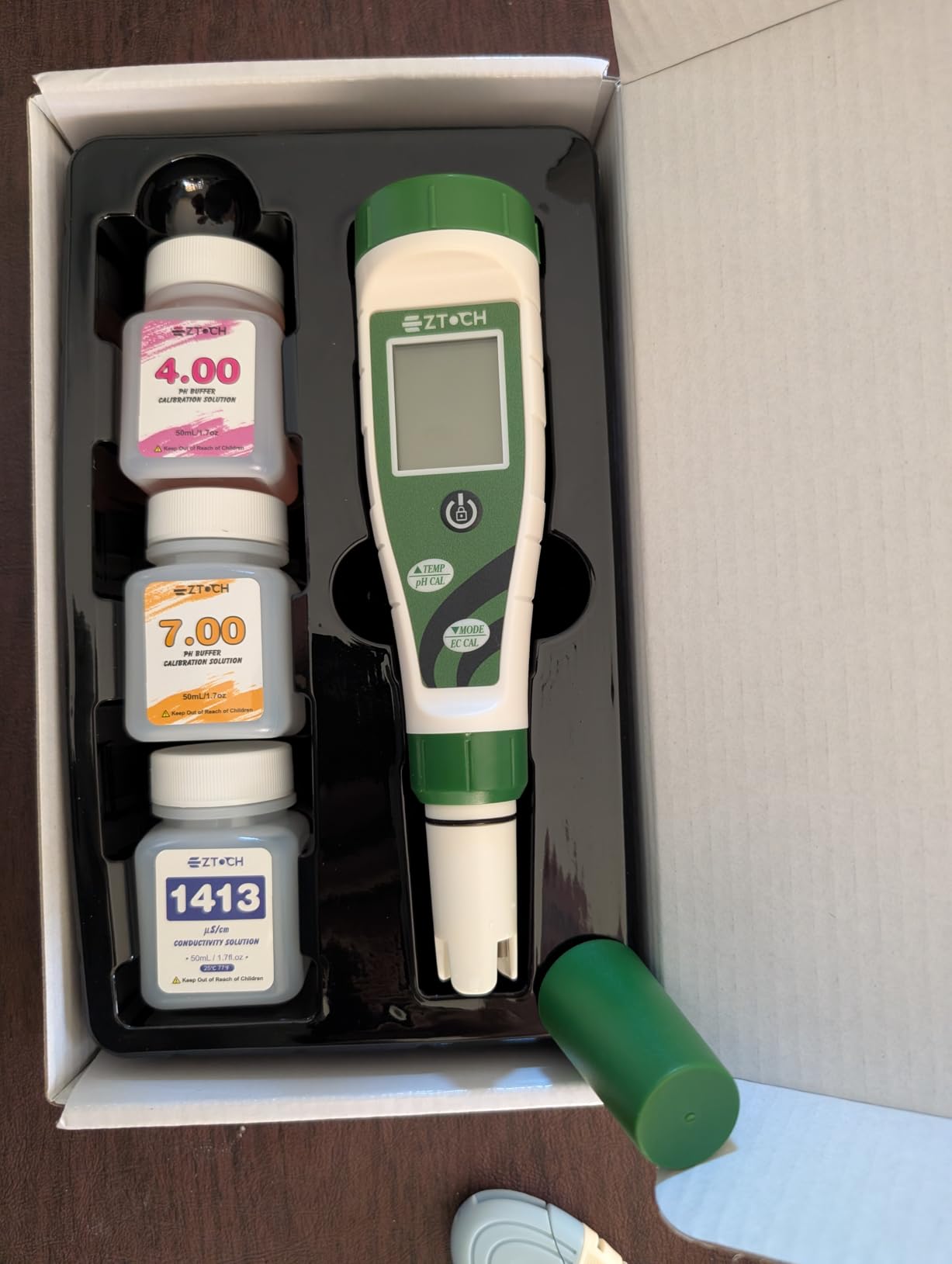 Hydroponic pH EC Meter, Water pH TDS PPM Meter customer photo 2