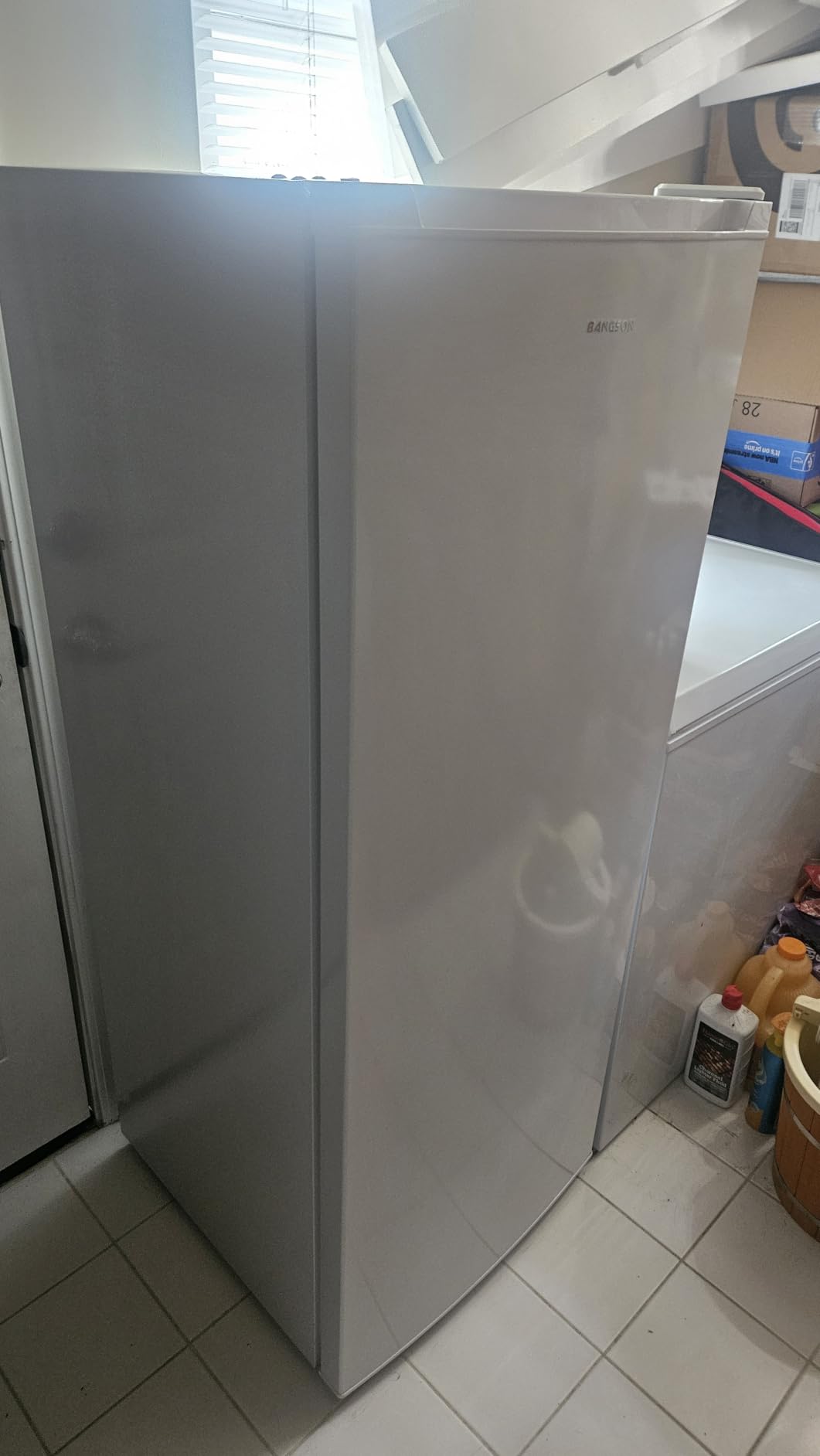 BANGSON 7.0 Cu.ft Upright Freezer, Convertible Freezer/Refrigerator, Black customer photo 1