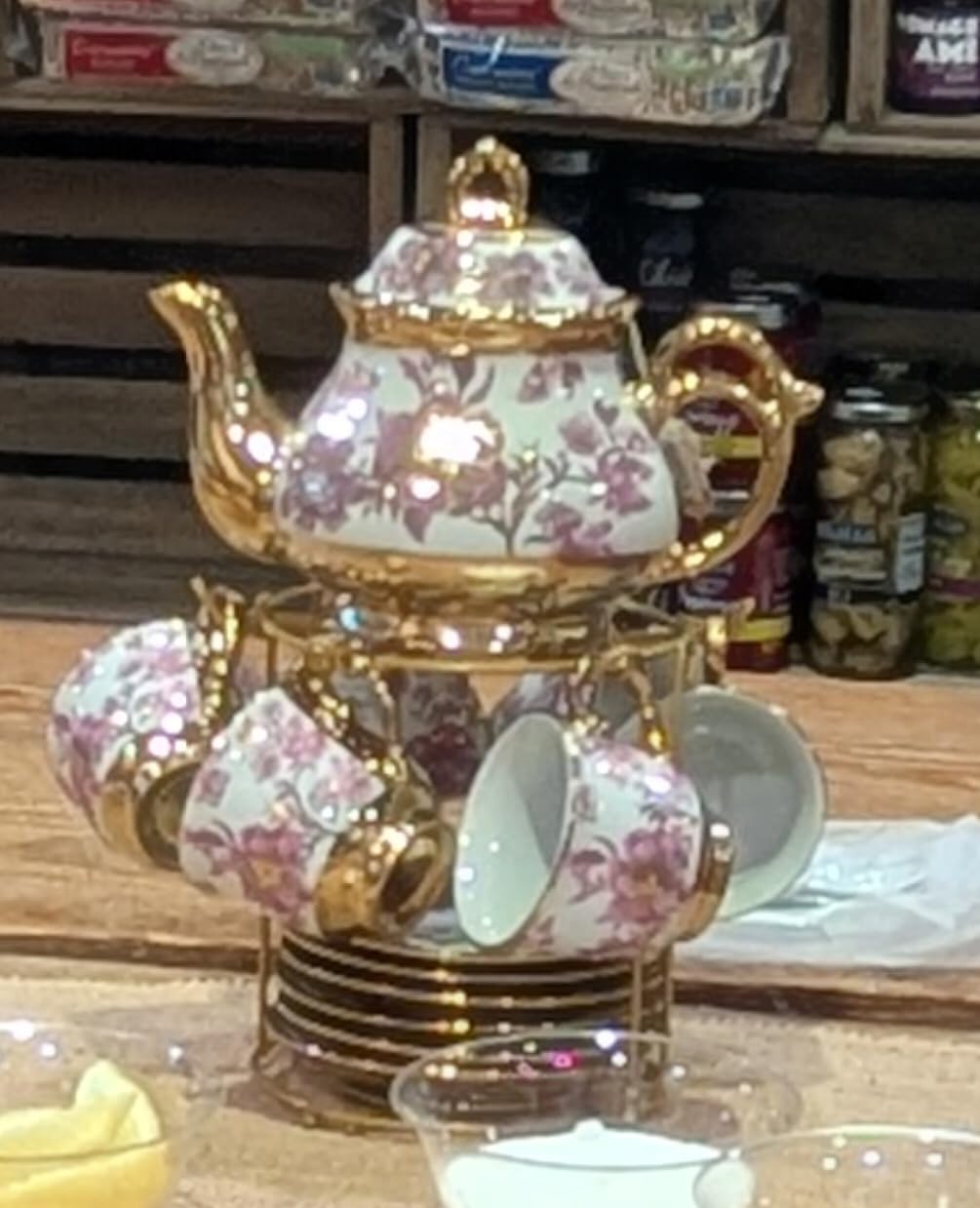 Porcelain Tea Set European Ceramic Tea Cup Saucer Gift Sets for Party customer photo 2