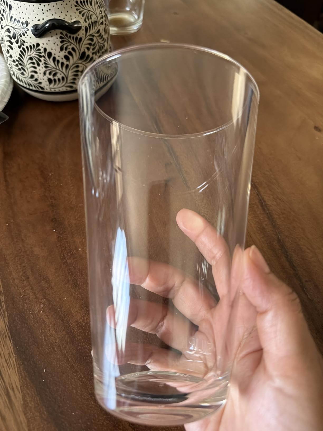 Silipint 16oz Silicone Pint Glass - Unbreakable BPA-Free Reusable Silicone Drinking Cup - Flexible Dishwasher and Microwave Safe - Stemless Glass for Coffee Smoothies (Crystal Clear) Pack of 1 customer photo 1