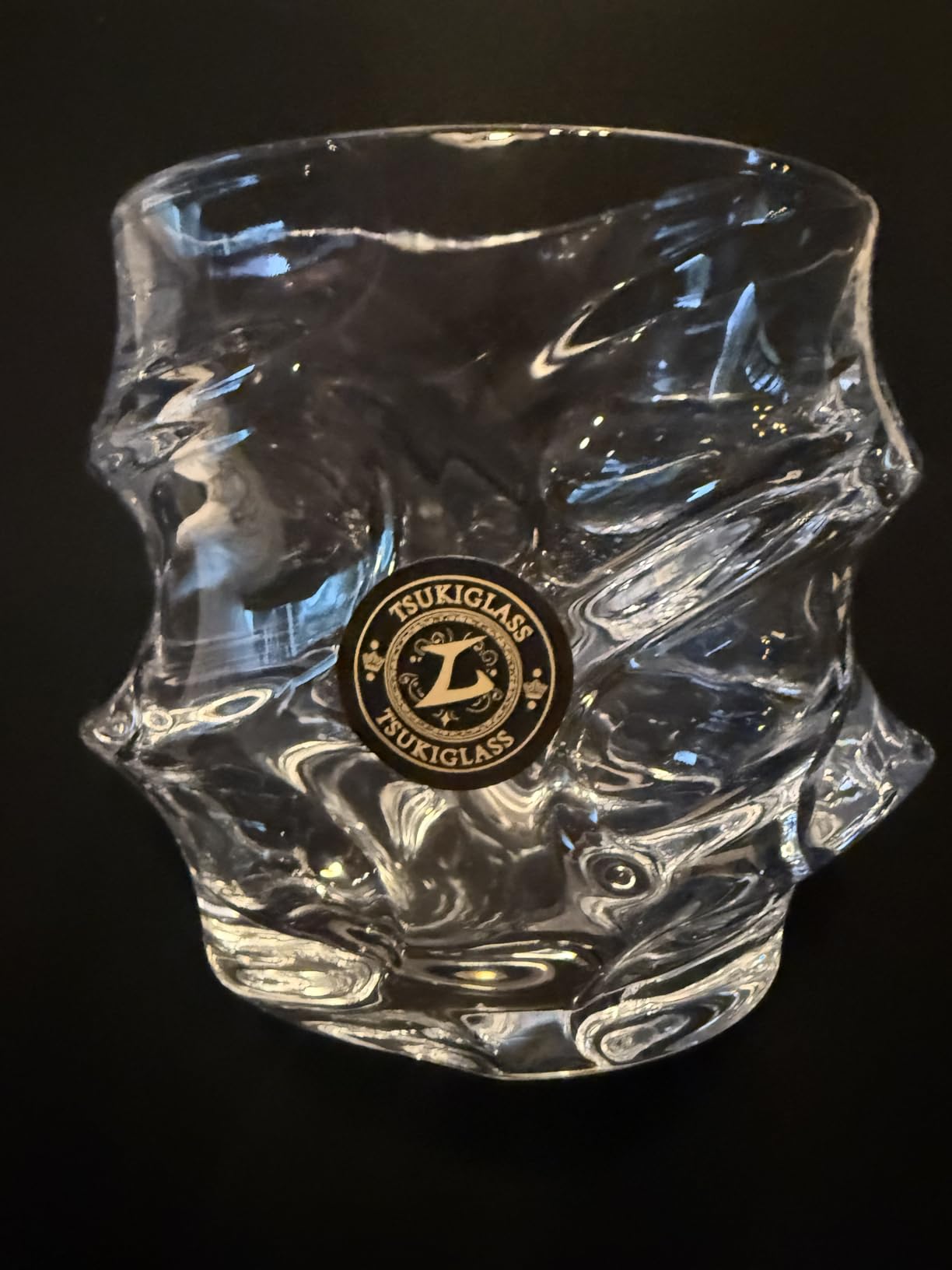 TSUKIGLASS Storm Crystal Cocktail Whiskey Glasses Set of 2, Gifts for Men customer photo 2