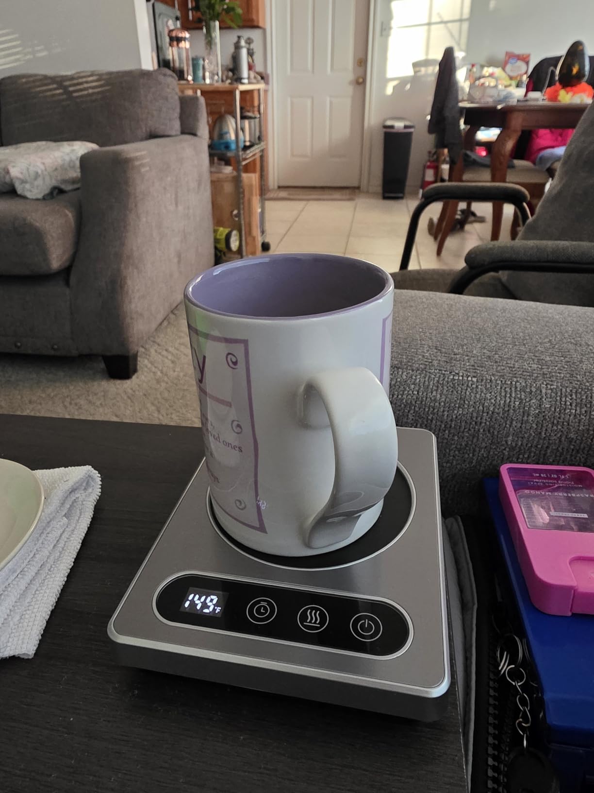 Maestri House ETL Listed Coffee Mug Warmer (Silver) customer photo 2