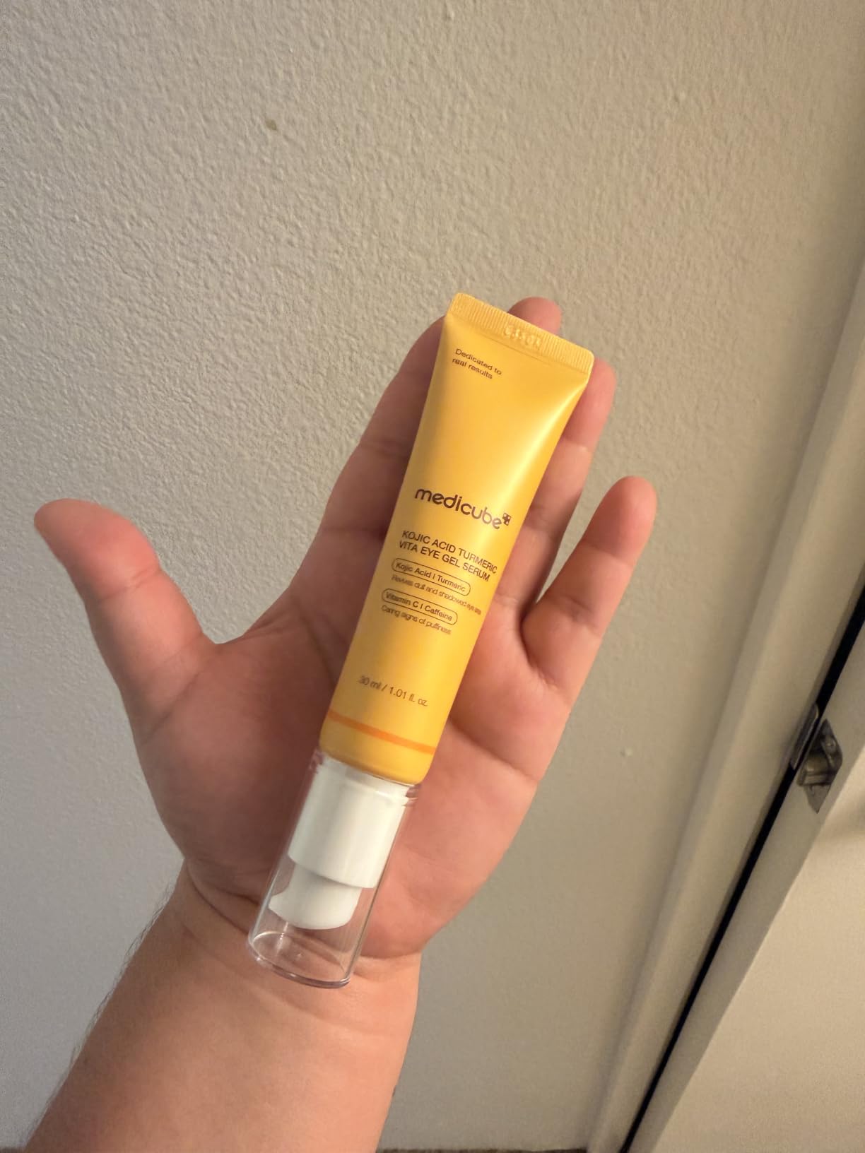 medicube Eye Serum with Kojic Acid Turmeric for All-Day Brightening customer photo 2