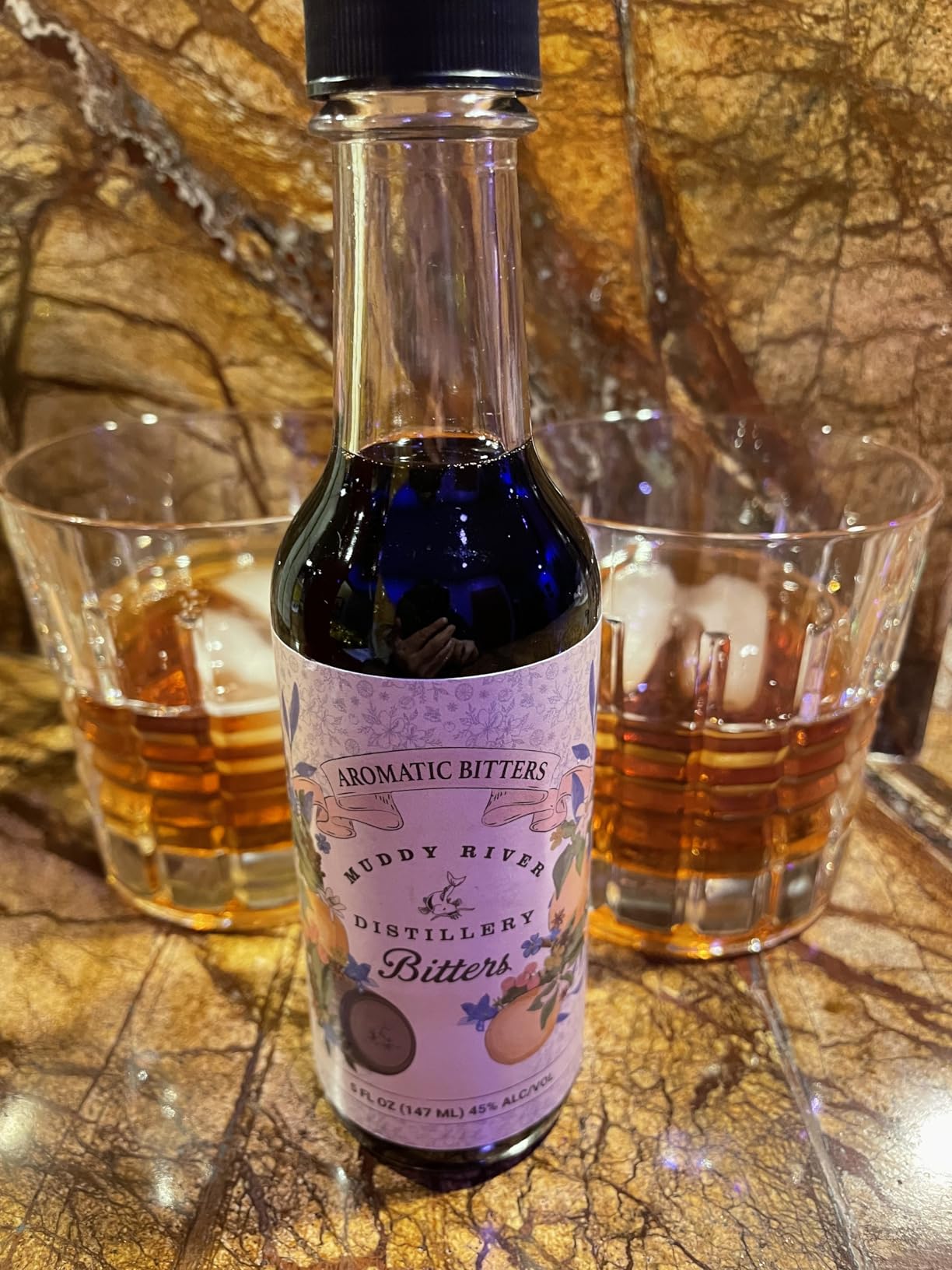 Muddy River Distillery Aromatic Bitters (5 oz) | Aromatic Bitters for Old Fashioned & Manhattan Cocktails | Cocktail Essentials | American Made | Bourbon & Whiskey Mixology Gift customer photo 2