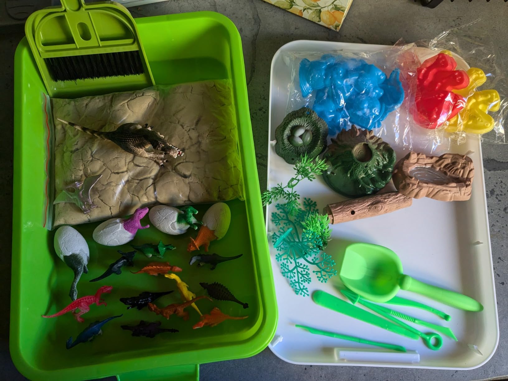 YongnKids Sensory Bin Cake & Ice Cream Sandbox for Kids Girls 3+ customer photo 2