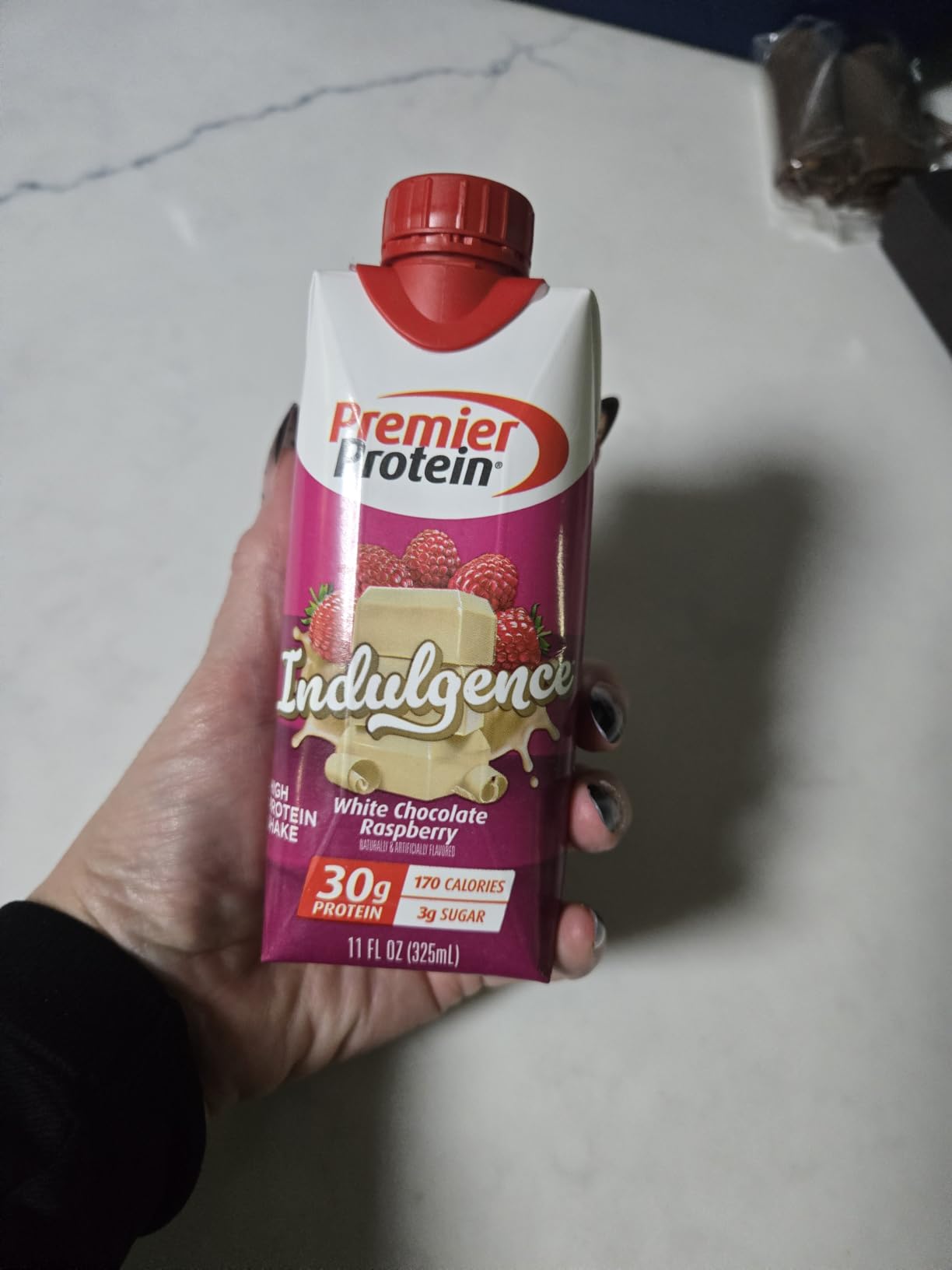 Premier Protein INDULGENCE 30g Shake, White Chocolate Raspberry, 4 Pack customer photo 1