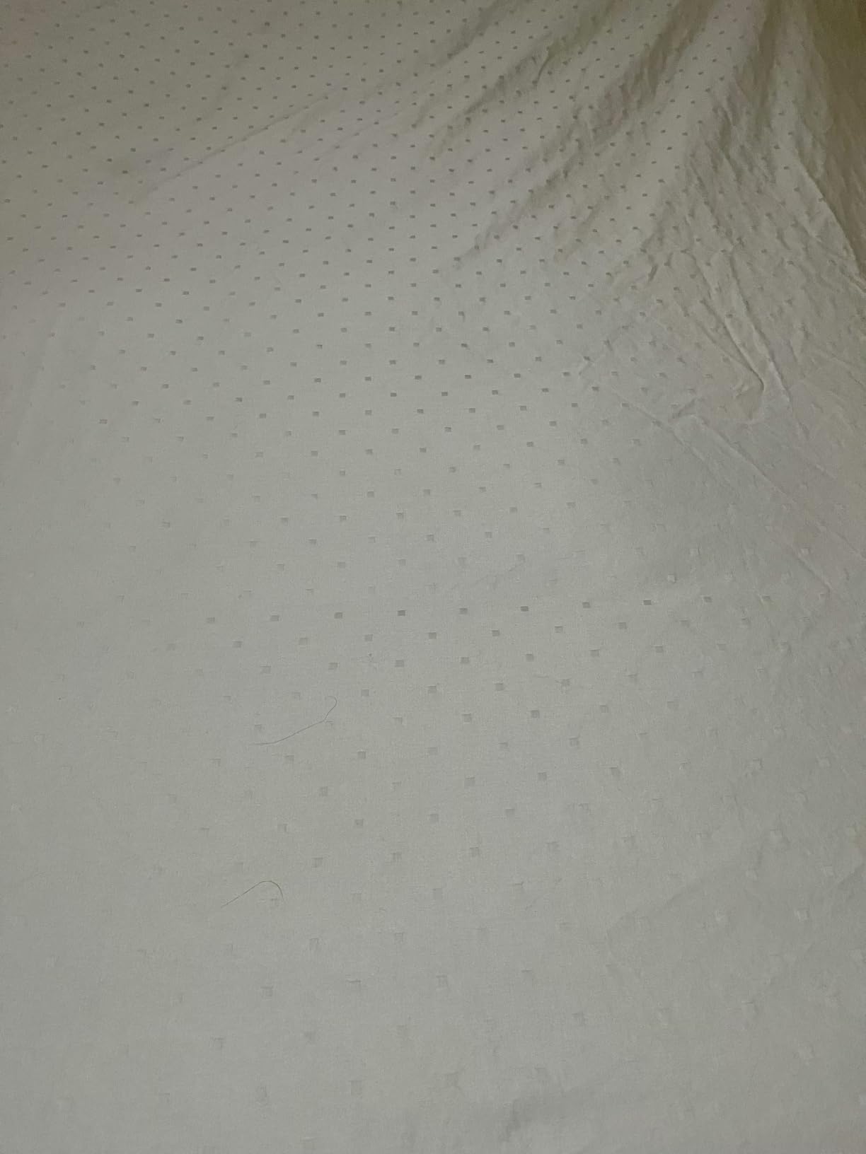 LANE LINEN 100% Egyptian Cotton Sheets King Size Silky Sateen Weave - White customer photo 1