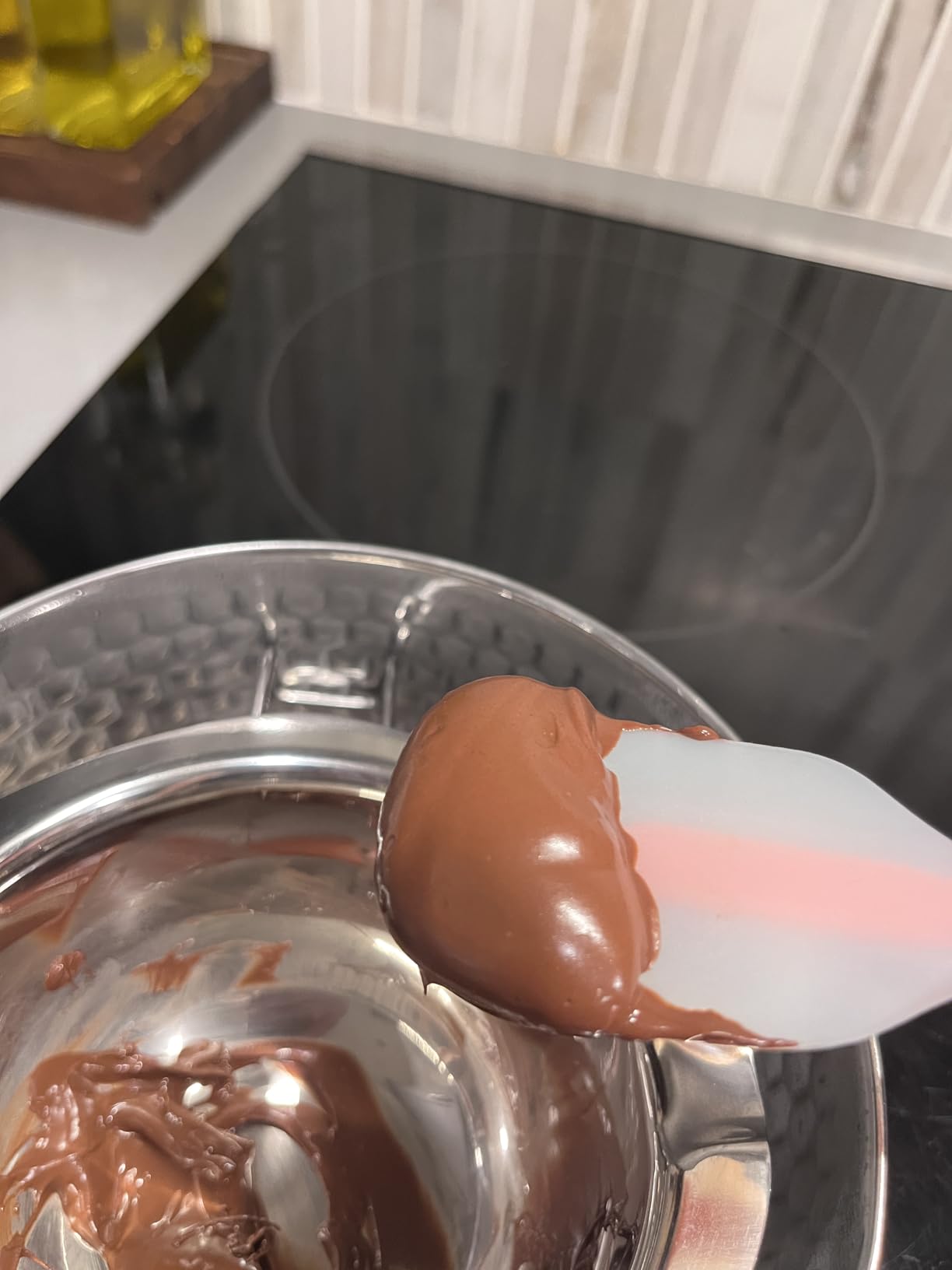 Chocolate Tempering Machine - Commercial Chocolate Melting Machine w/ 13L Capacity and 86-185℉ Temp Control, 1200W Professional Heated Chocolate Melter w/Stainless Steel Body, 110V,3 Tanks customer photo 1