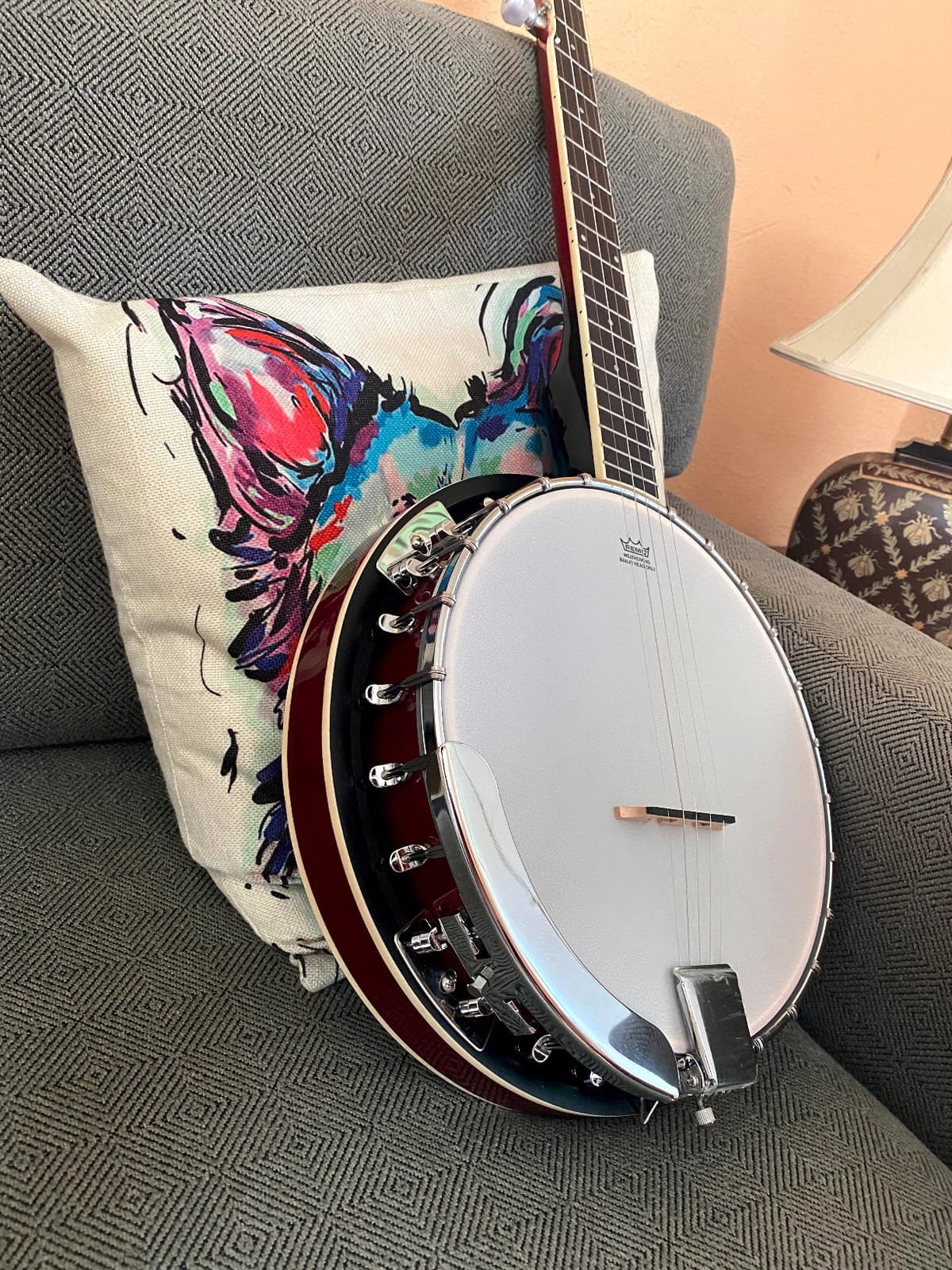 Pyle 5 String Resonator Banjo - Full Size 24 Bracket, Geared 5th Tuner Professional Instrument w/Remo Drum & Hardwood Back - Full Beginner Starter Kit Gig Bag, Tuner, Strings, Picks, Strap, tools customer photo 2