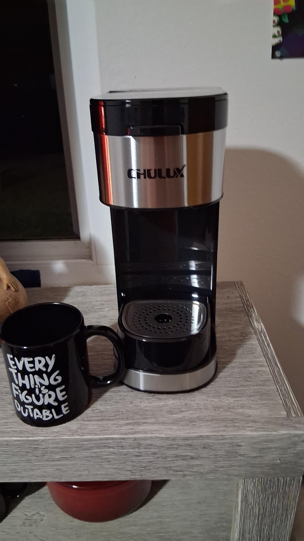 CHULUX SoloBrew Single Serve Coffee Maker for K Cup Pod with Ground Filter customer photo 1