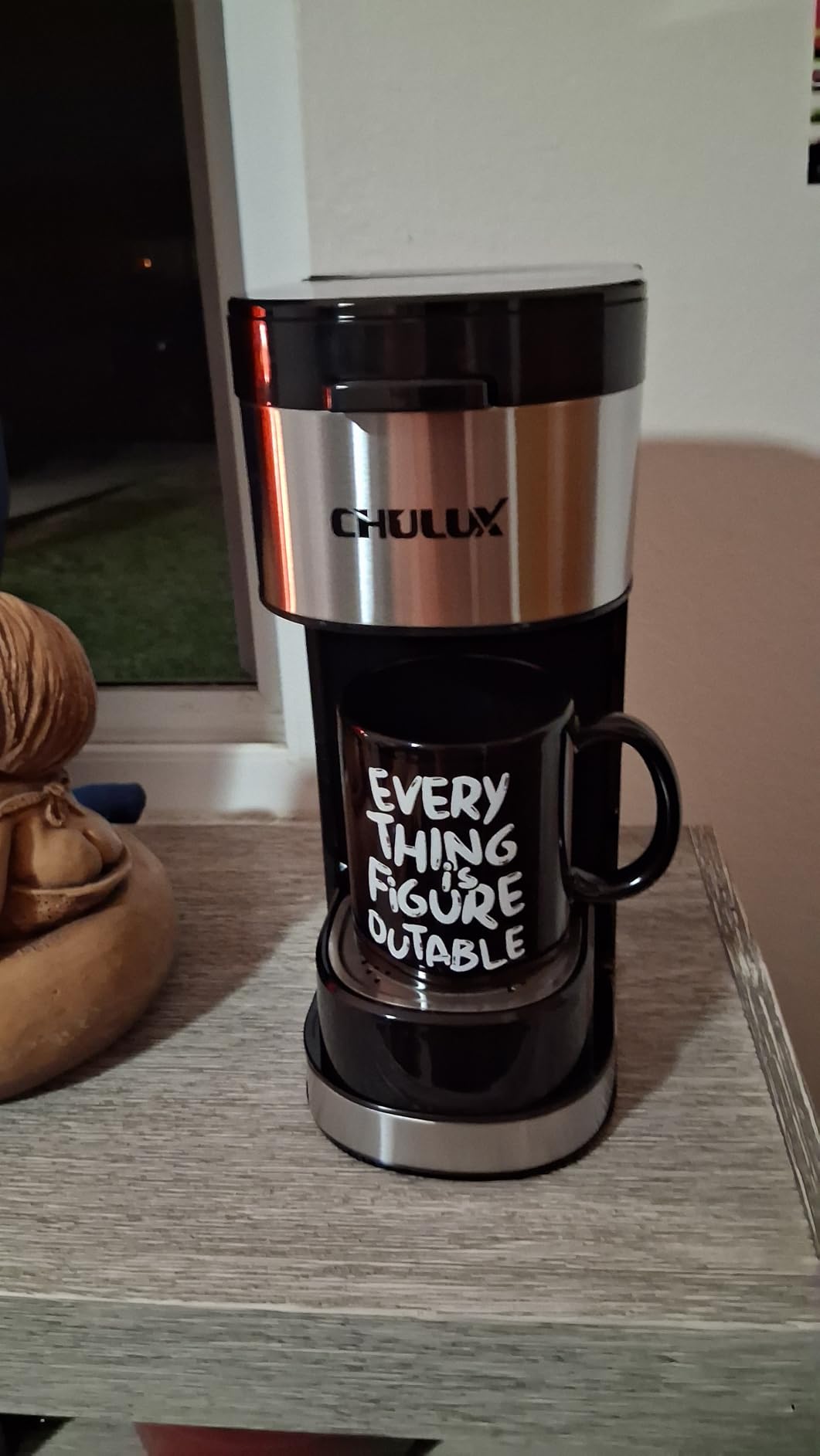 CHULUX SoloBrew Single Serve Coffee Maker for K Cup Pod with Ground Filter customer photo 2