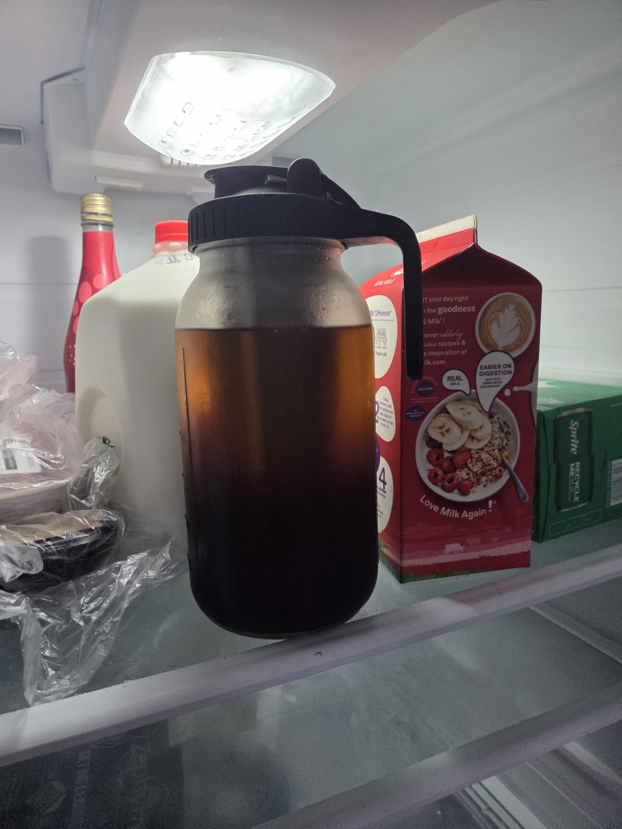 1 Gallon Cold Brew Coffee Maker, Mason Jar Pitcher with Spigot & Filter customer photo 1