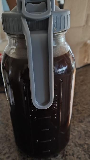 1 Gallon Cold Brew Coffee Maker, Mason Jar with Stainless Steel Filter customer photo 1