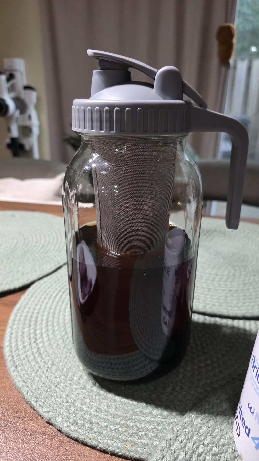 JunVpic Cold Brew Coffee Maker, 128 oz/1 Gallon Glass Pitcher customer photo 2